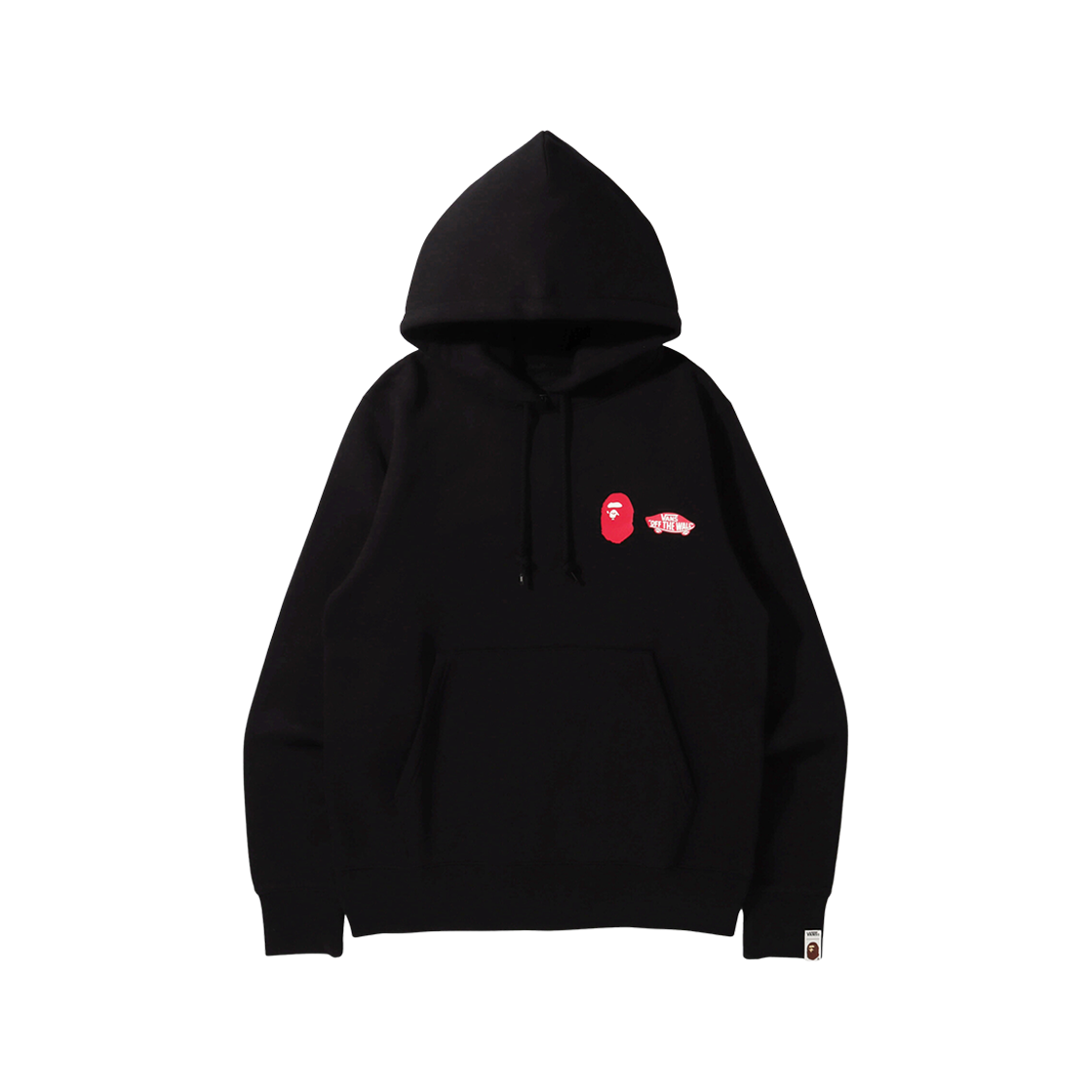 BAPE x Vans Pullover Hoodie Black 상세 이미지 1