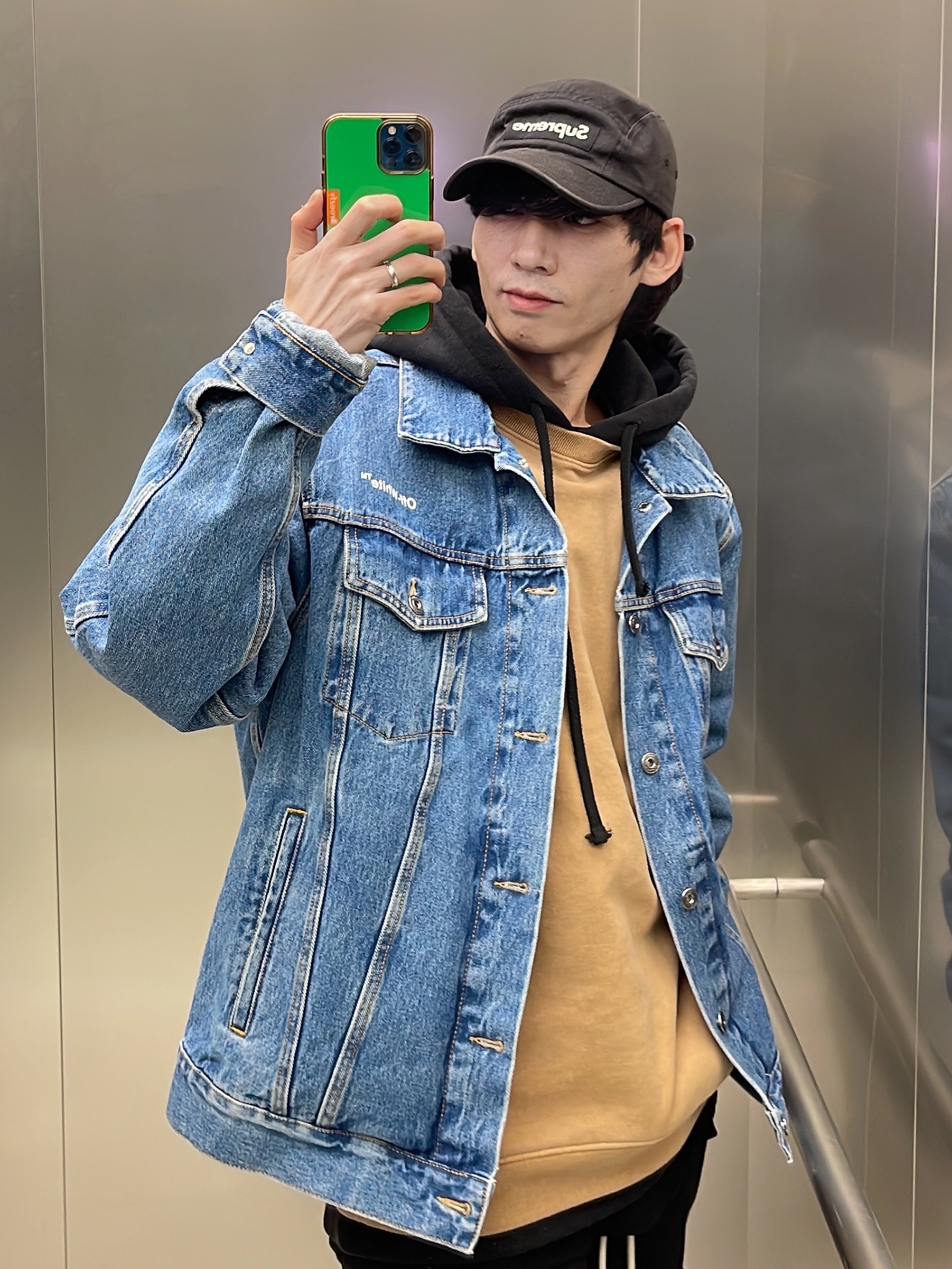 Nike x Tom Sachs General Purpose Shoe Brown, Stussy x Our Legacy Drop Shadow Crew Khaki 착용 스타일 - 7