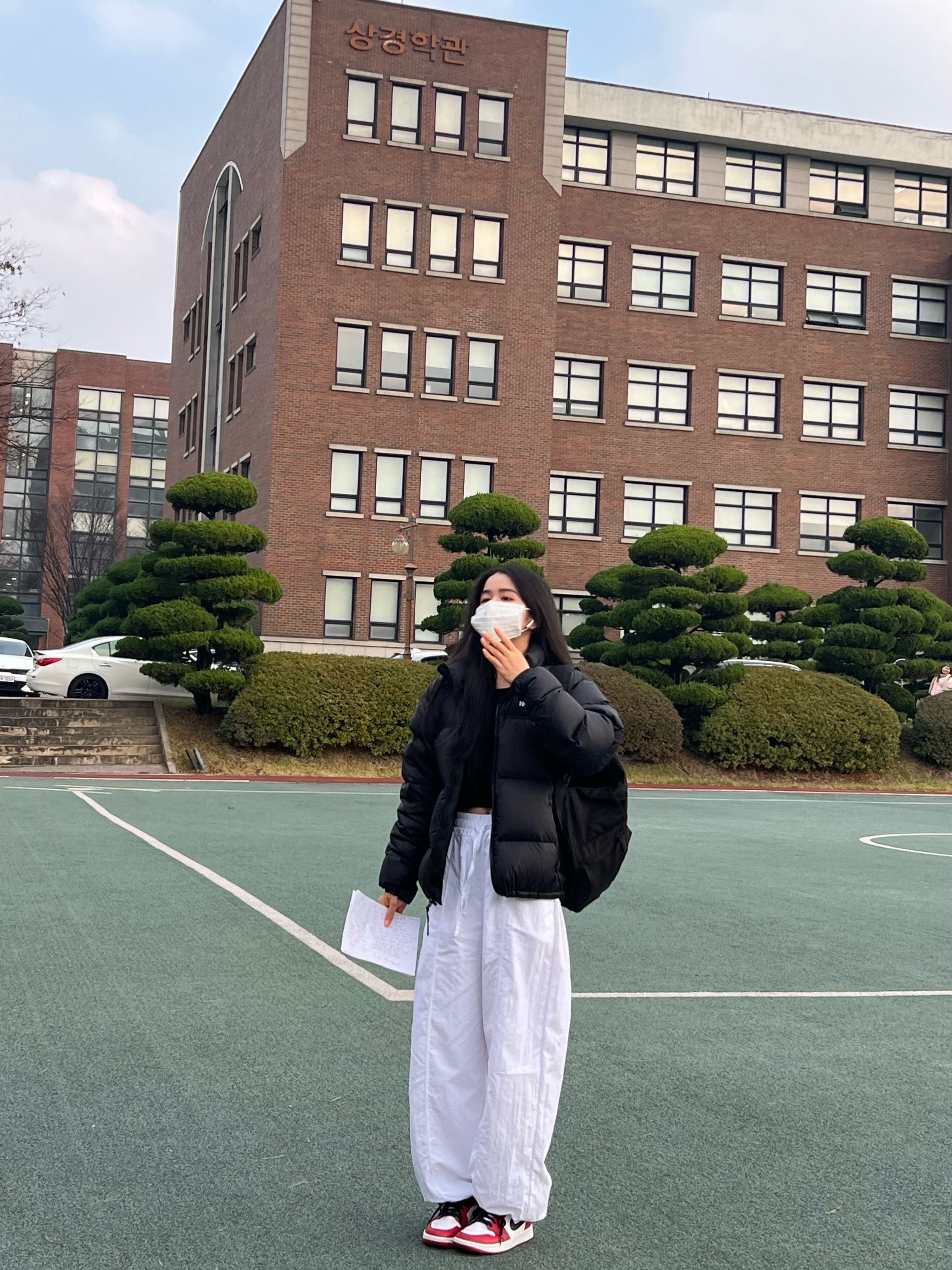 The North Face 1996 Eco Nuptse Jacket Black, Jordan 1 Low Golf Chicago 착용 스타일 - 3