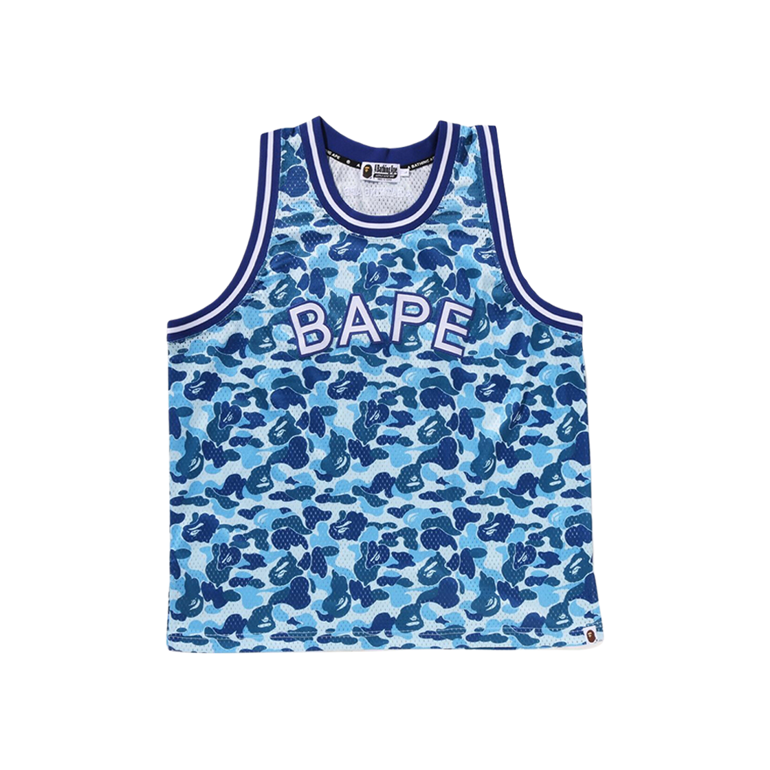 BAPE ABC Camo Basketball Tank Top Light Blue 상세 이미지 1