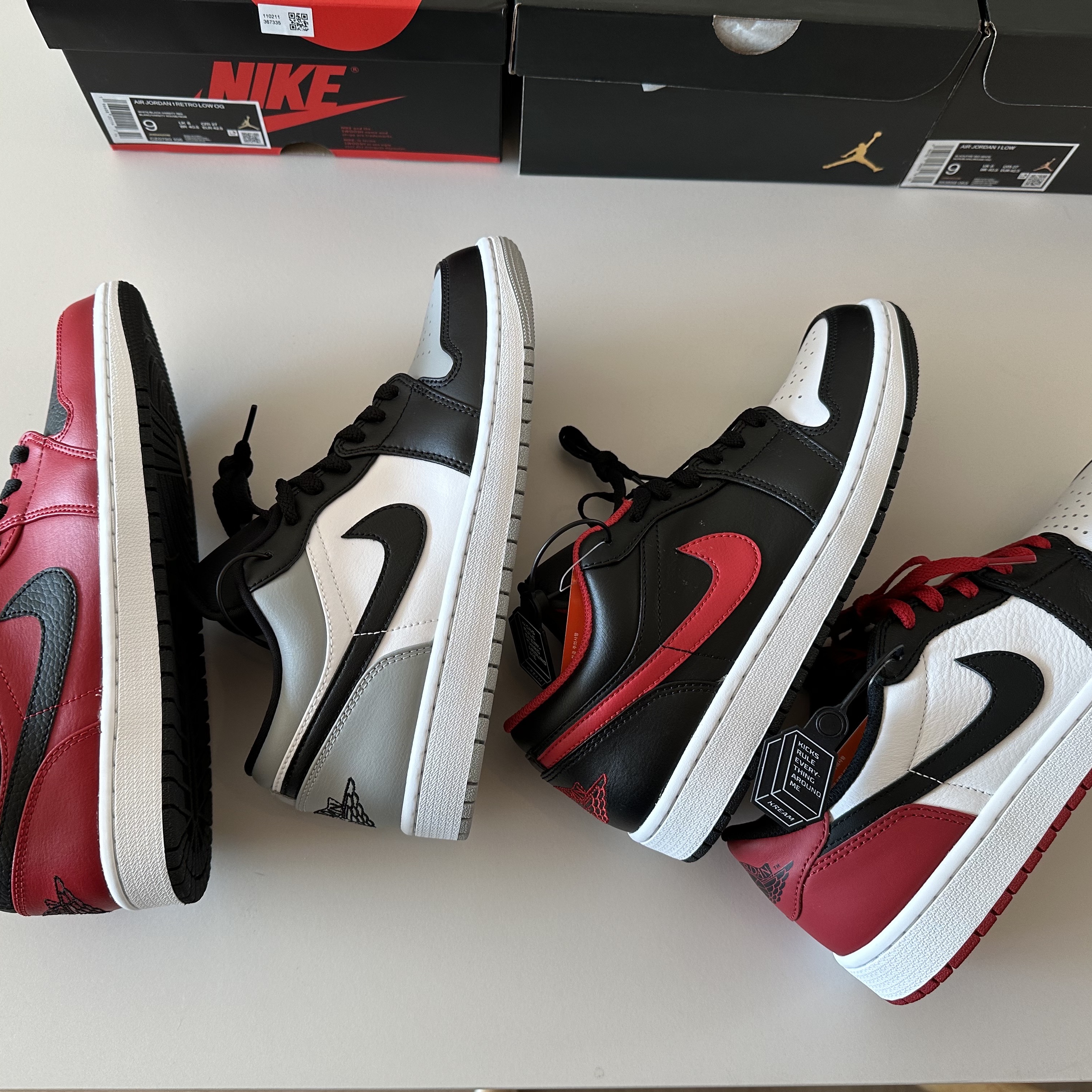 Jordan 1 Low Light Smoke Grey Black 착용 스타일 - 1
