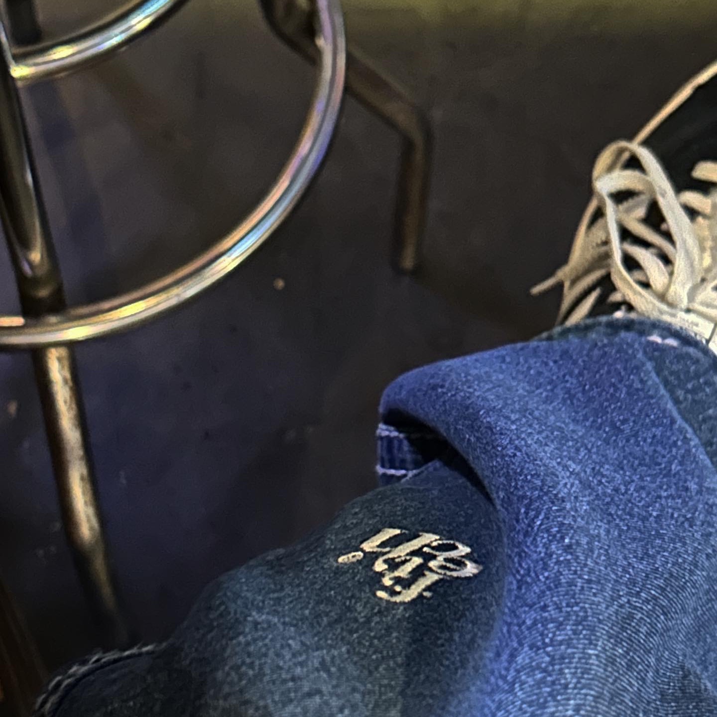 True Religion x Fetch Denim Separate Cargo Pants Indigo 착용 스타일 - 2