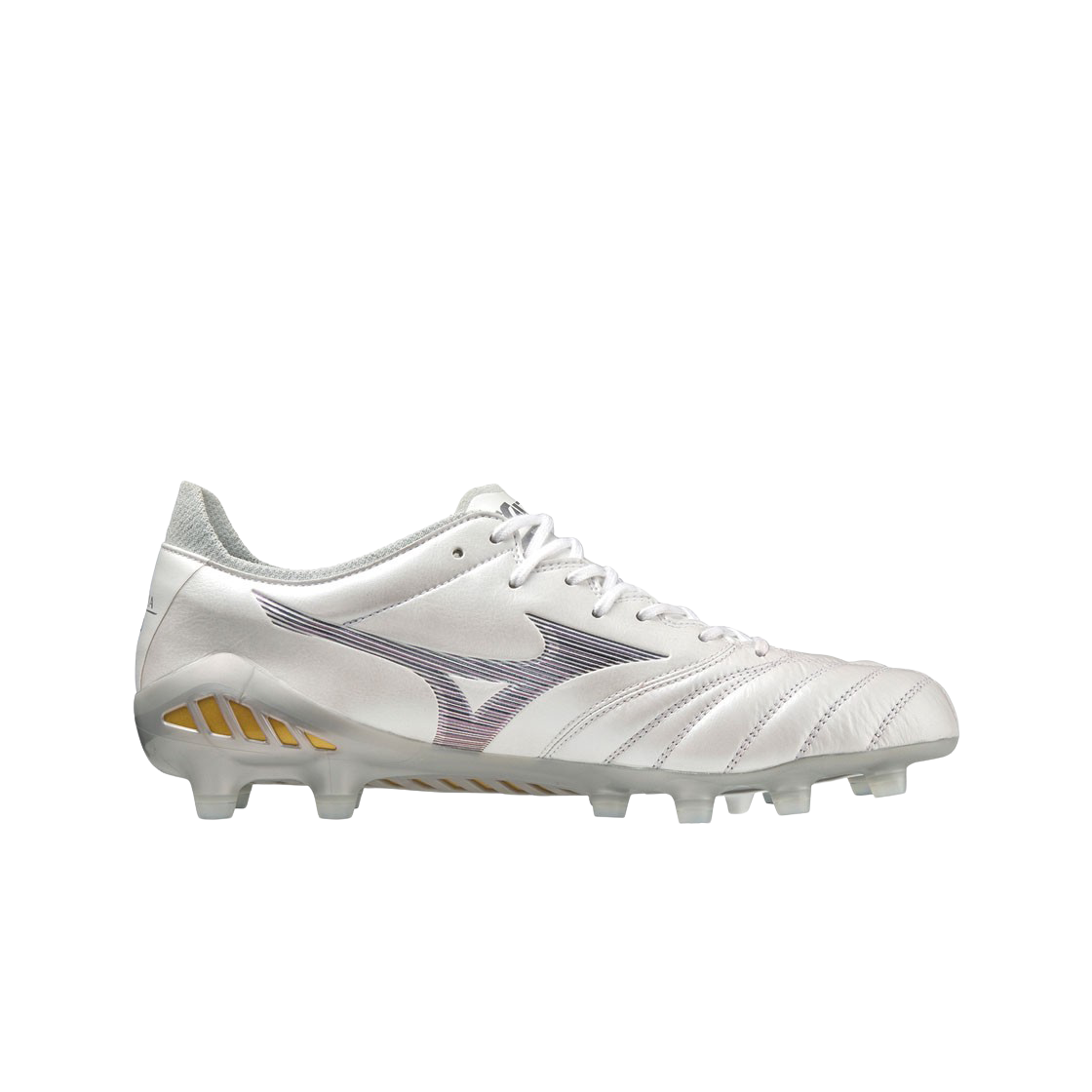 Mizuno Morelia Neo III Elite White Hologram Cool Grey 3C 상세 이미지 1