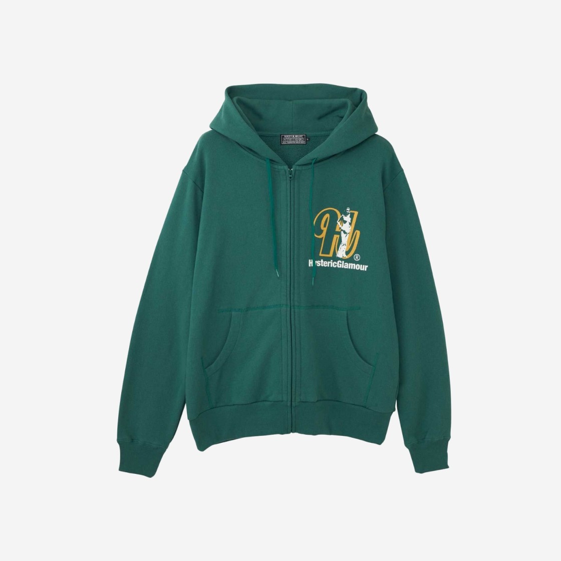 Hysteric Glamour I'm Hysteric It Hoodie Green 상세 이미지 2