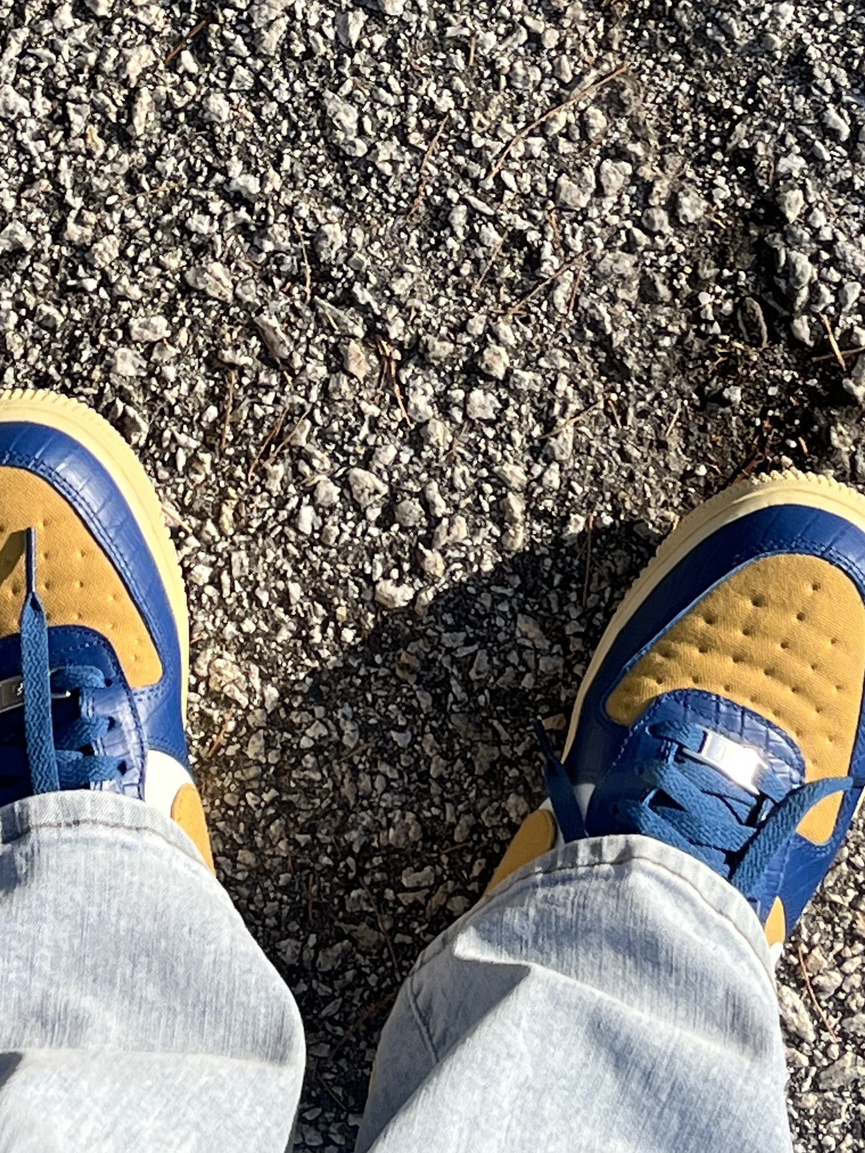 Nike x Undefeated Air Force 1 Low SP 5 On It Court Blue 착용 스타일 - 4