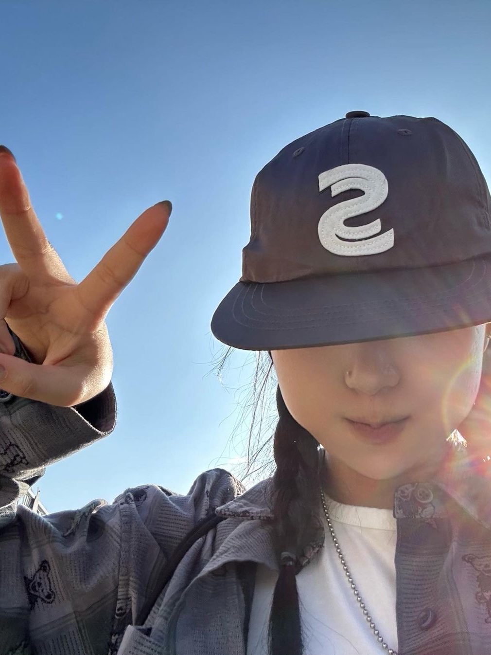 [KREAM 단독] Safarispot Emblem Patch Cap Black 착용 스타일