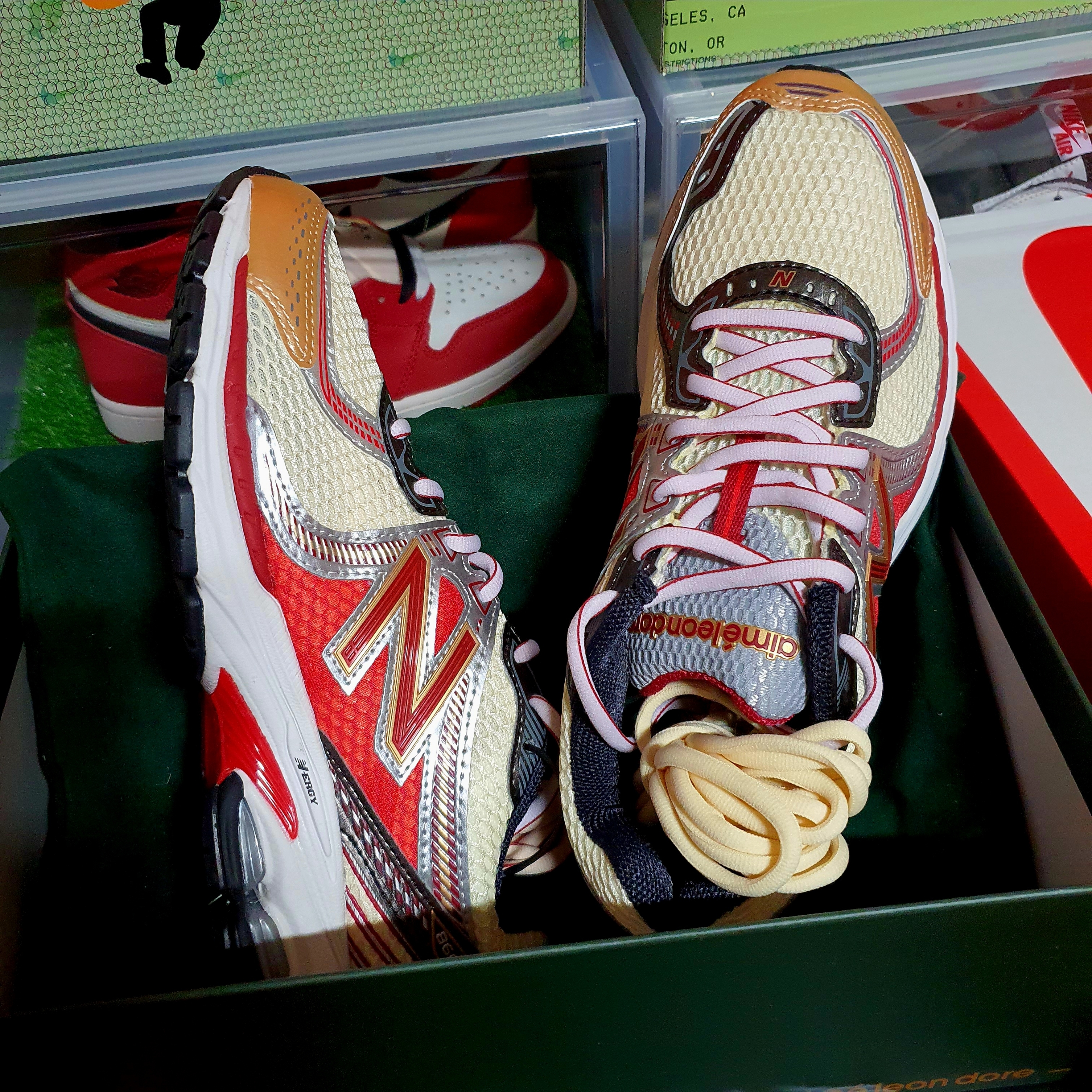 New Balance x Aime Leon Dore 860v2 Red 착용 스타일