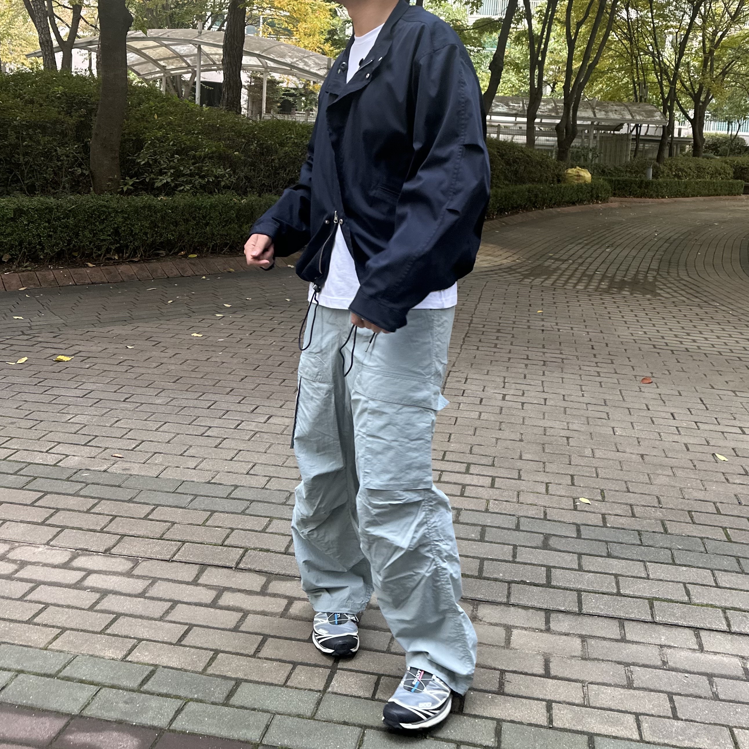 Salomon XT-6 Recut Phantom Vanilla Ice 착용 스타일