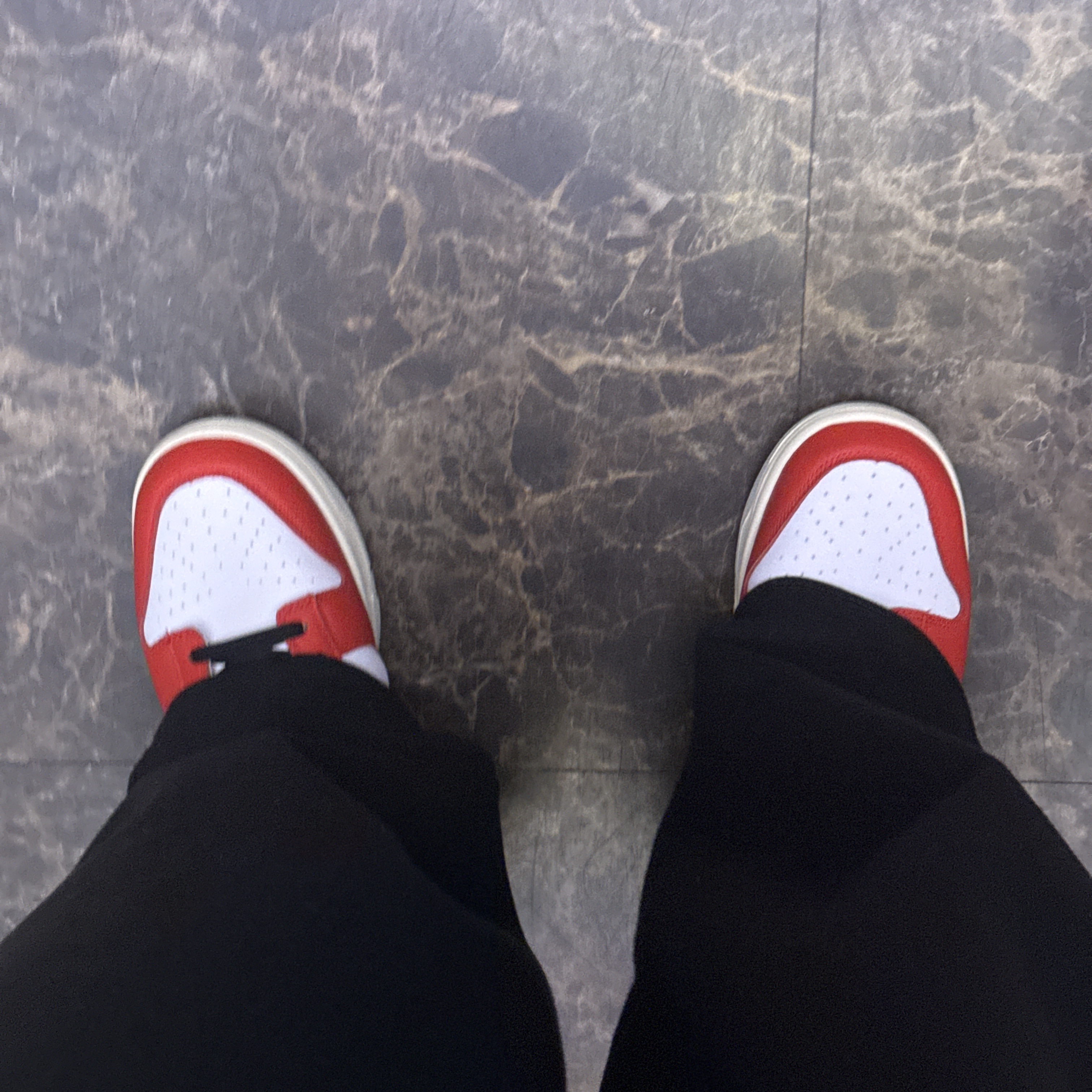 Nike Dunk Low Retro PRM University Red Black 착용 스타일