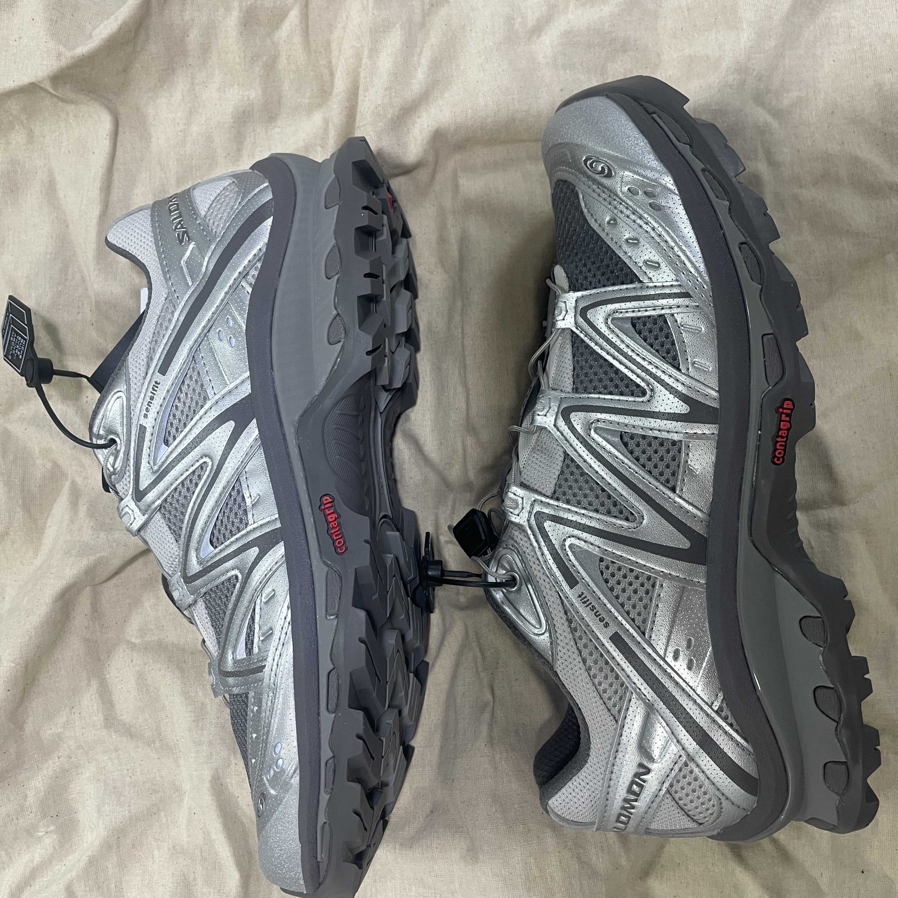 Salomon x Slam Jam XT-Quest Plum Kitten Lunar Rock 착용 스타일 - 2