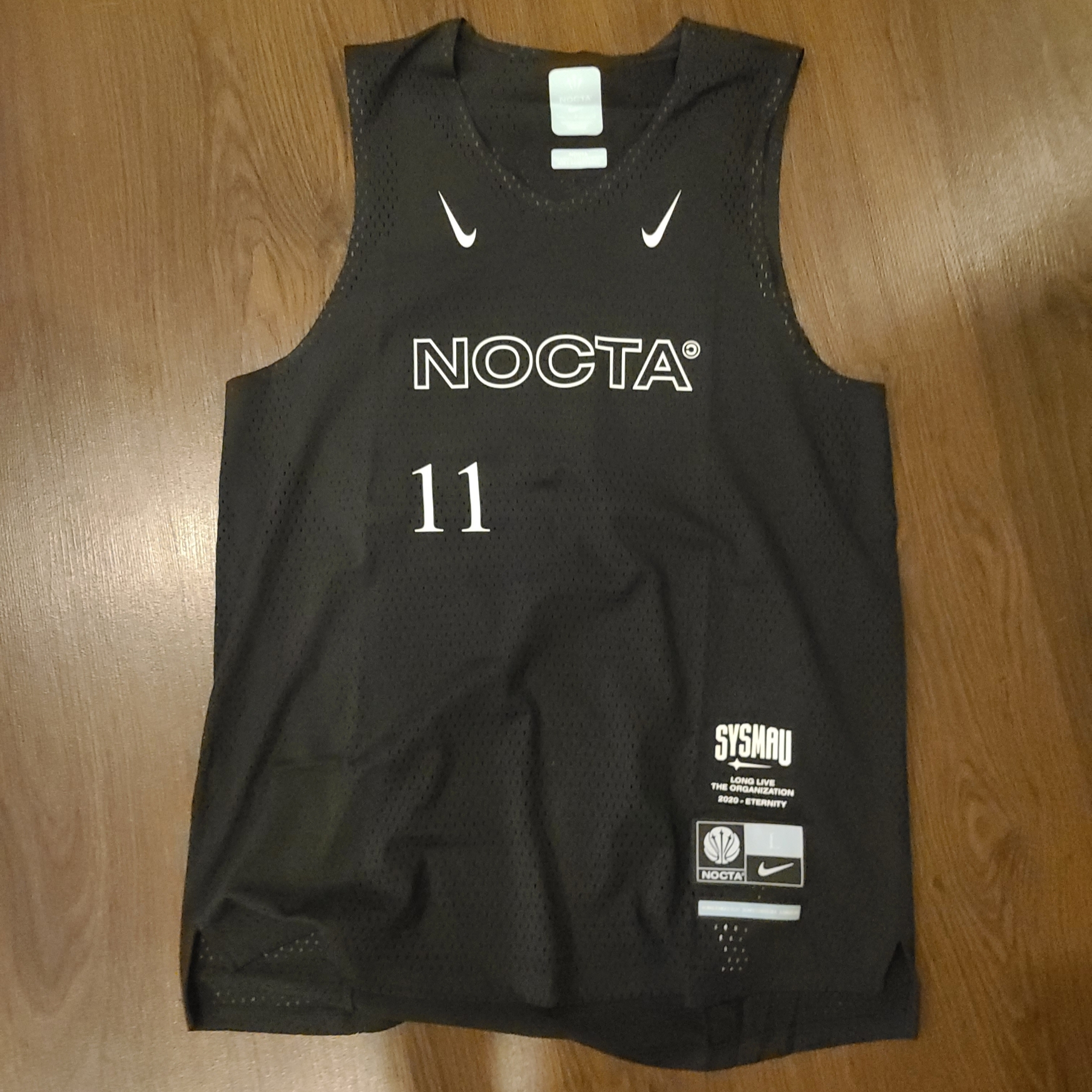 Nike x Drake Nocta Basketball Lightweight Jersey Black (DV3649-010) 착용 스타일