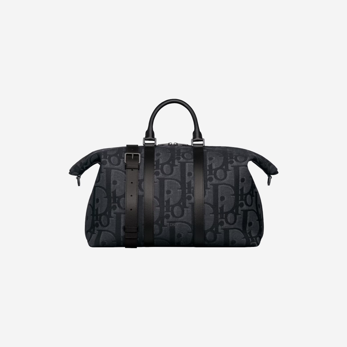 Dior Weekender 40 Bag Maxi Oblique Jacquard Black 상세 이미지 1