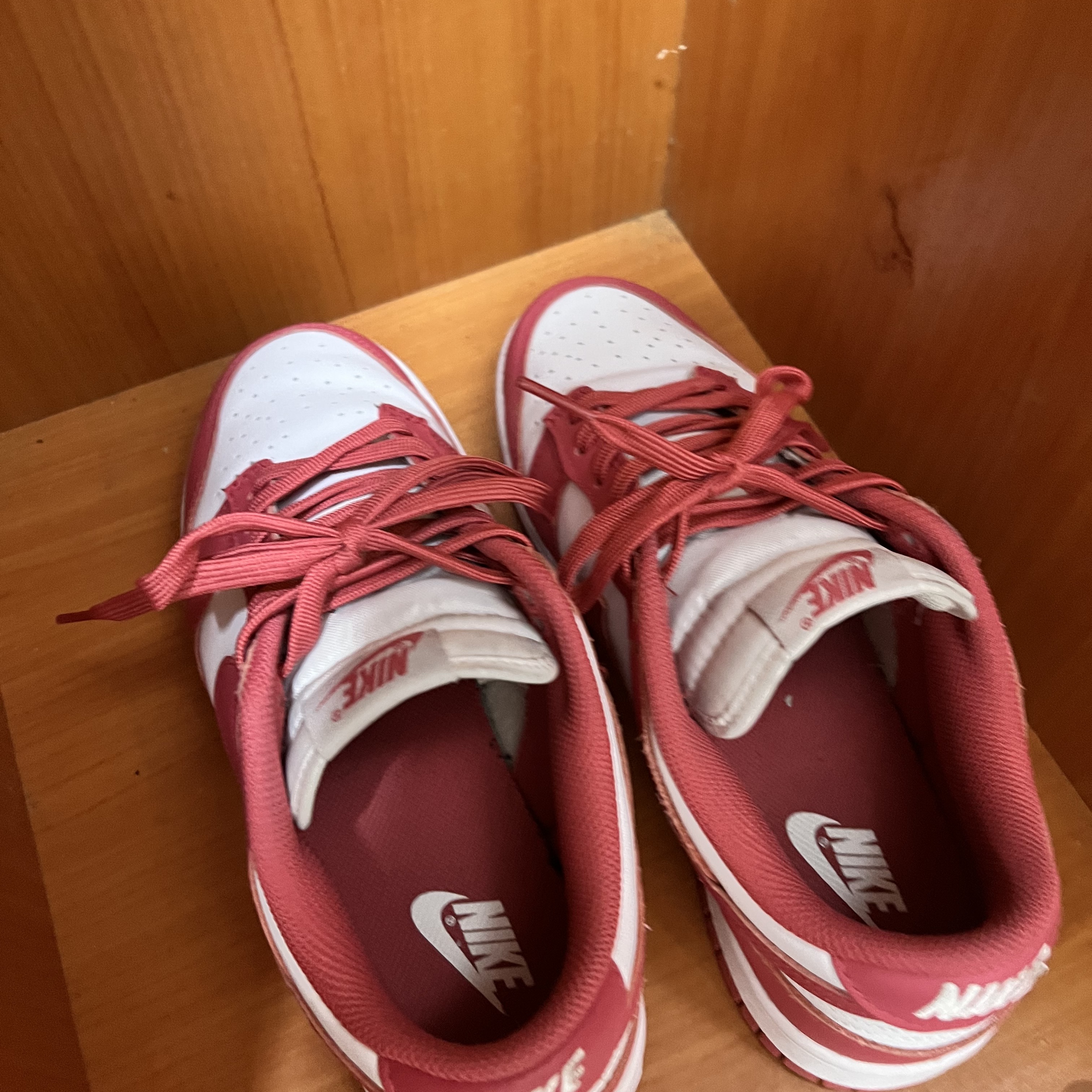 (W) Nike Dunk Low Archeo Pink 착용 스타일