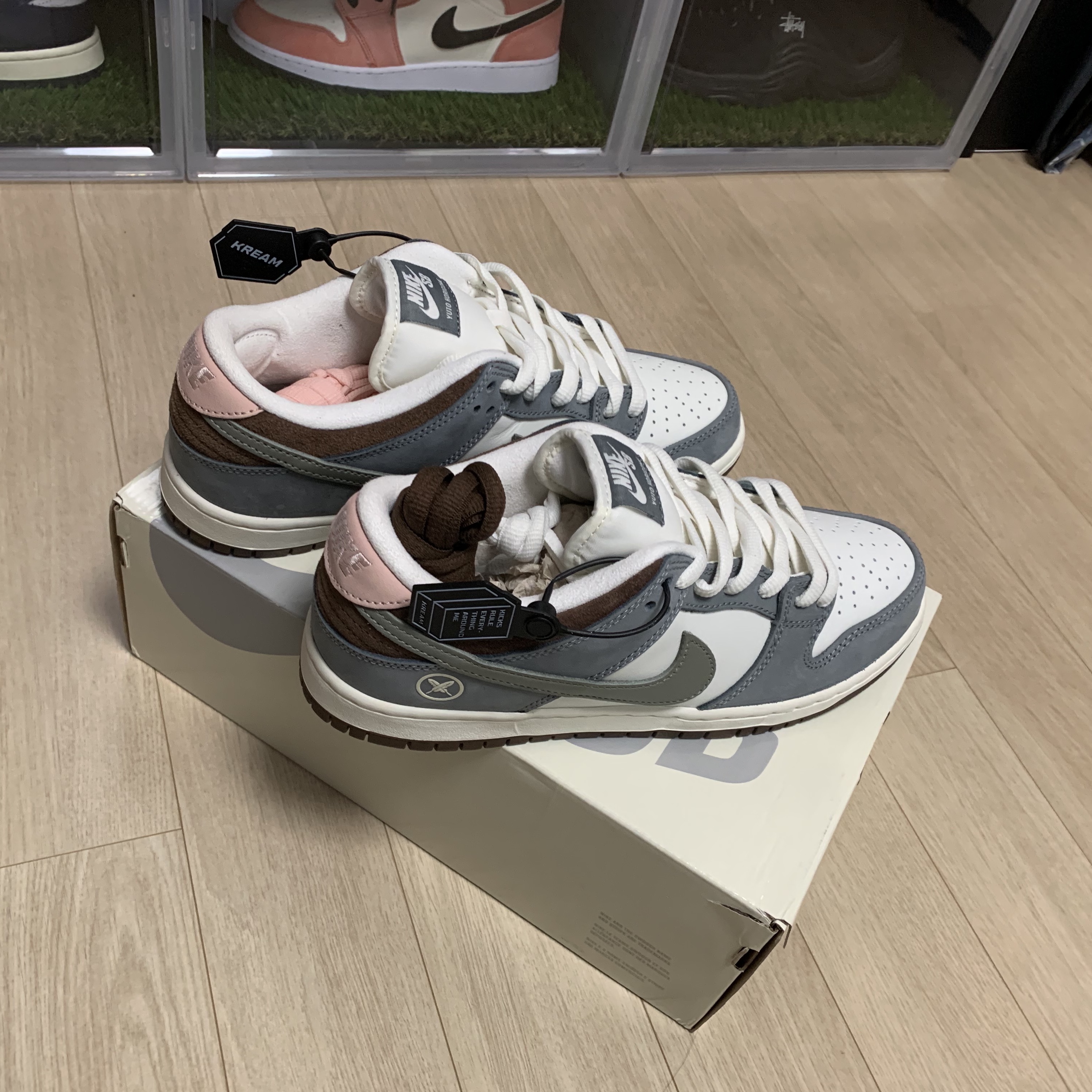 Nike x Yuto Horigome SB Dunk Low Wolf Grey 착용 스타일 - 3
