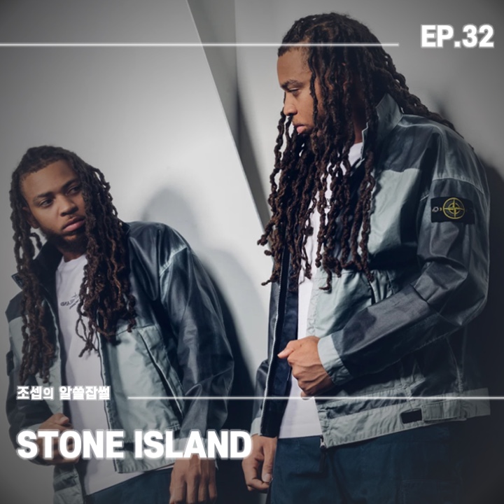 Stone Island 63020 Crewneck Sweatshirt Black - 22FW, Stone Island 101WN Brushed Cotton Canvas T.CO+OLD Overshirt Black - 22FW 착용 스타일 - 1