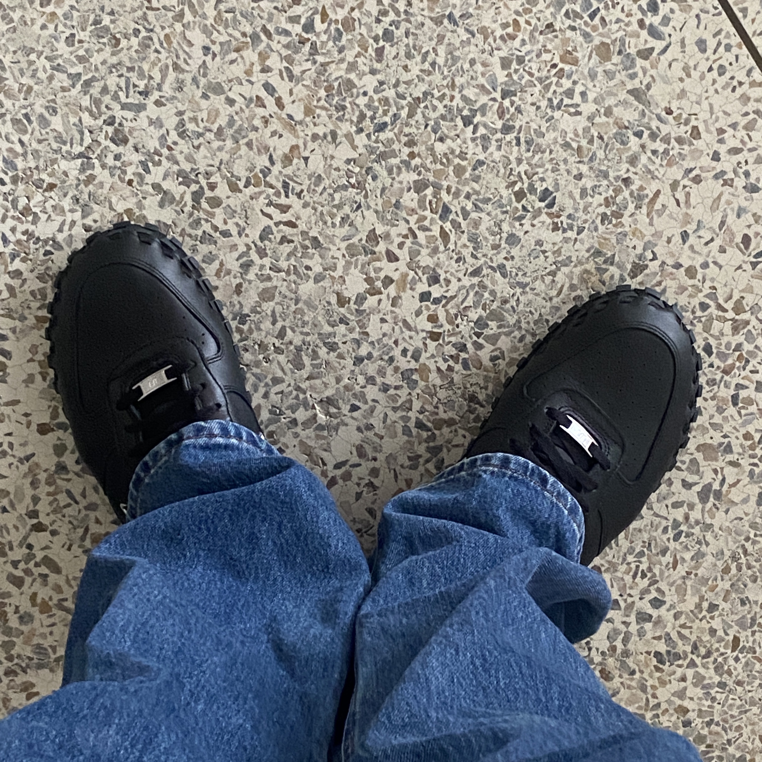 Nike x Jacquemus J Force 1 Low LX SP Black 착용 스타일