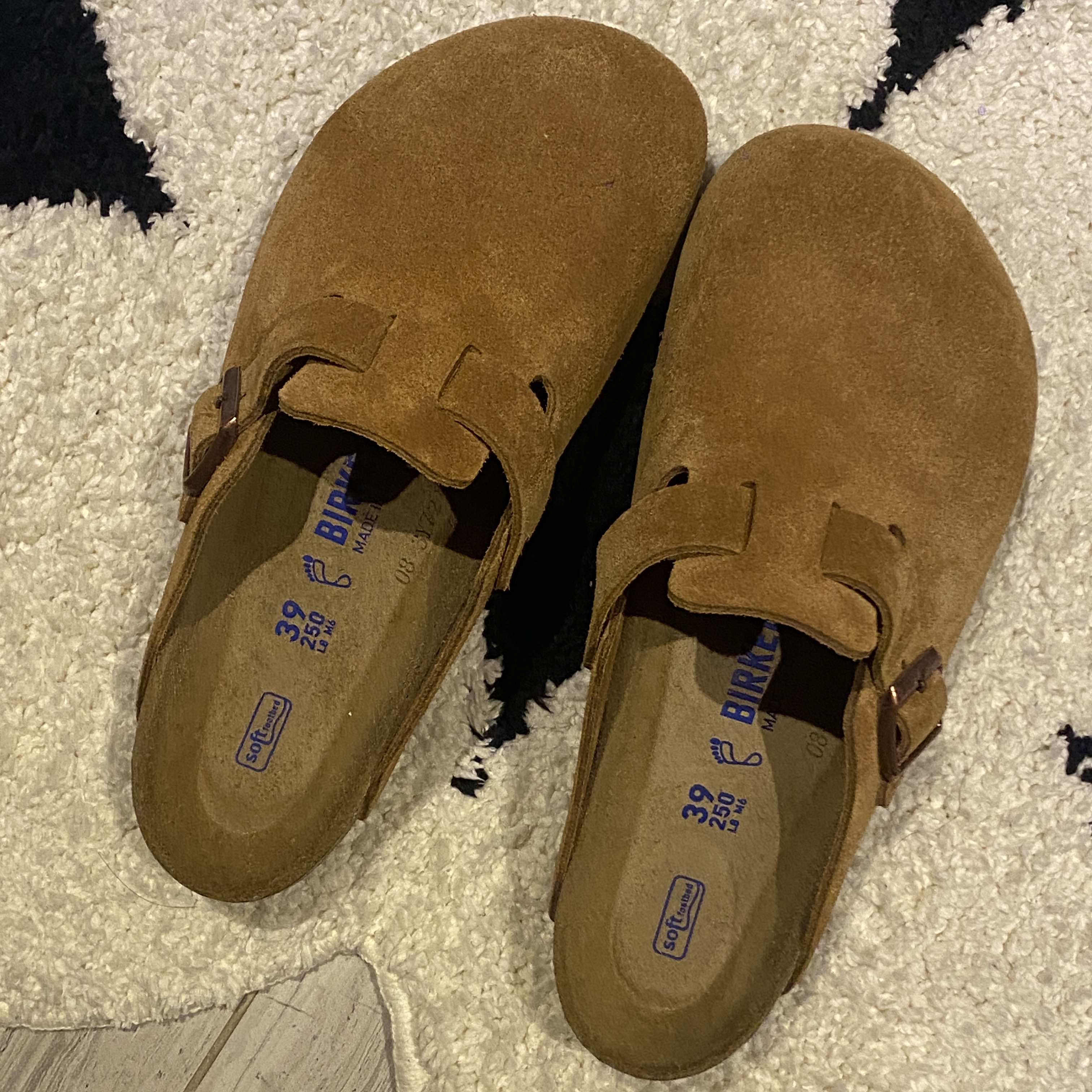 Birkenstock Boston Soft Footbed Mink - Regular 착용 스타일 - 1
