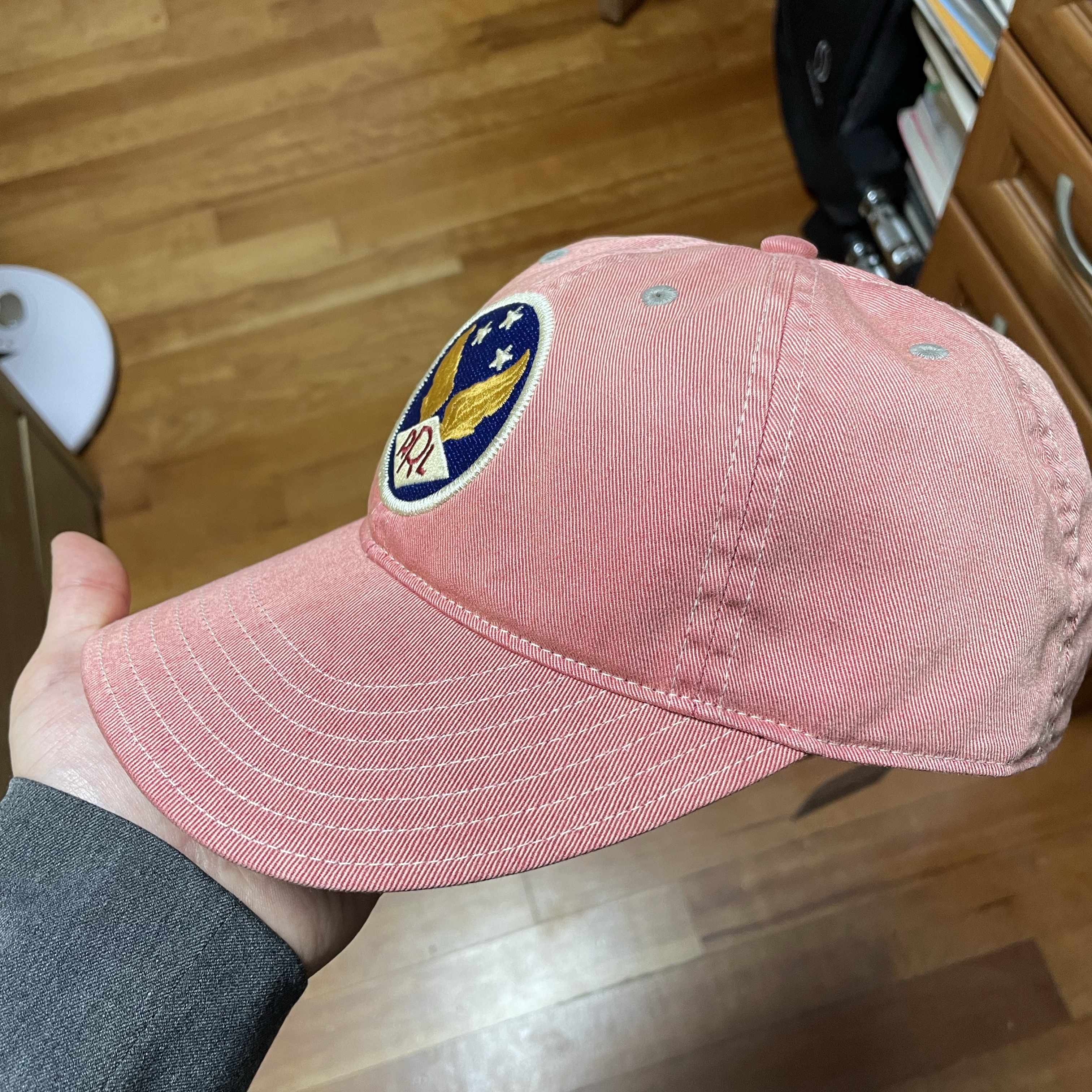 Double RL Garment Dyeing Twill Ball Cap Red, Orslow 5032 US Army Fatigue Pants Green 착용 스타일 - 2