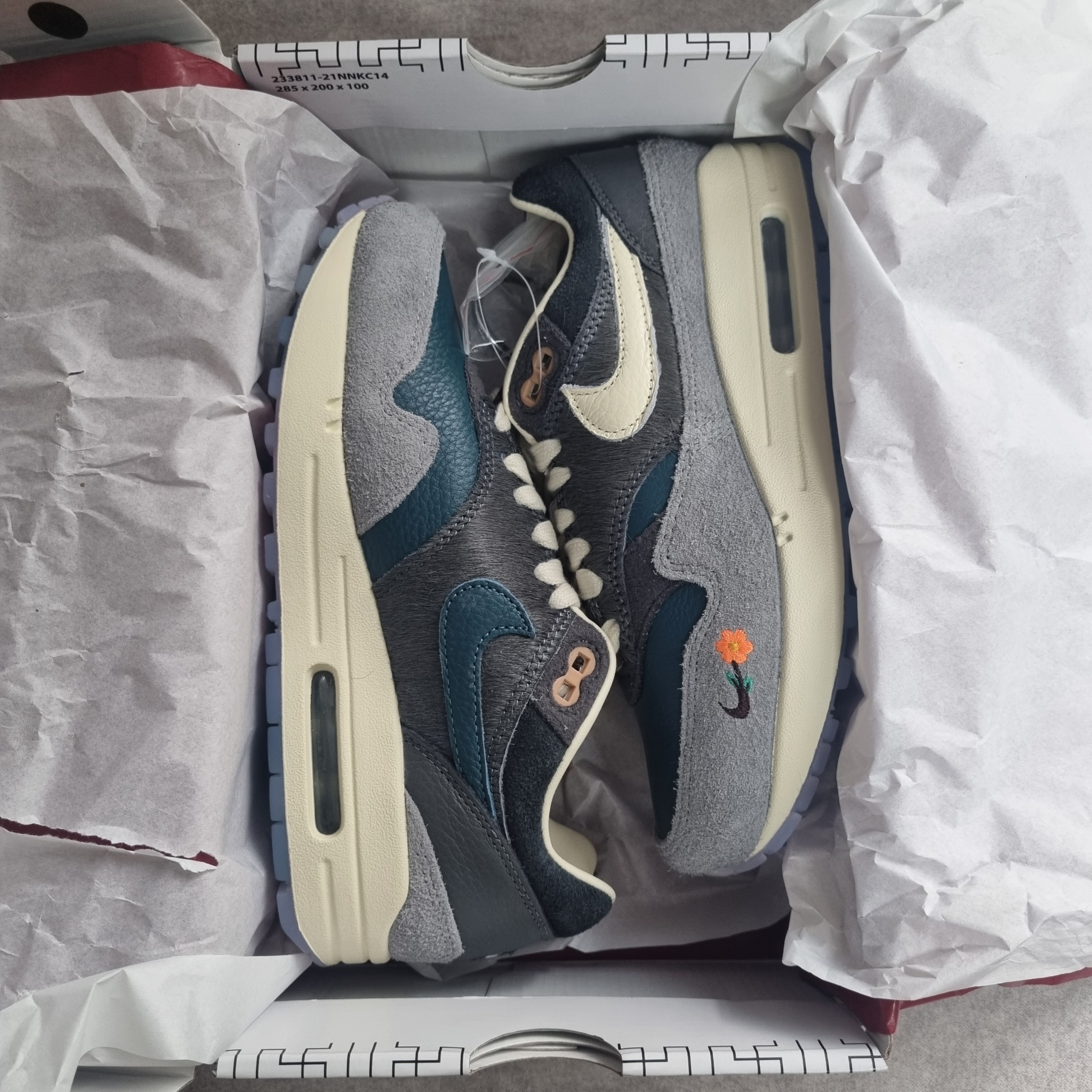 Nike x Kasina Air Max 1 SP Won-Ang Particle Grey 착용 스타일