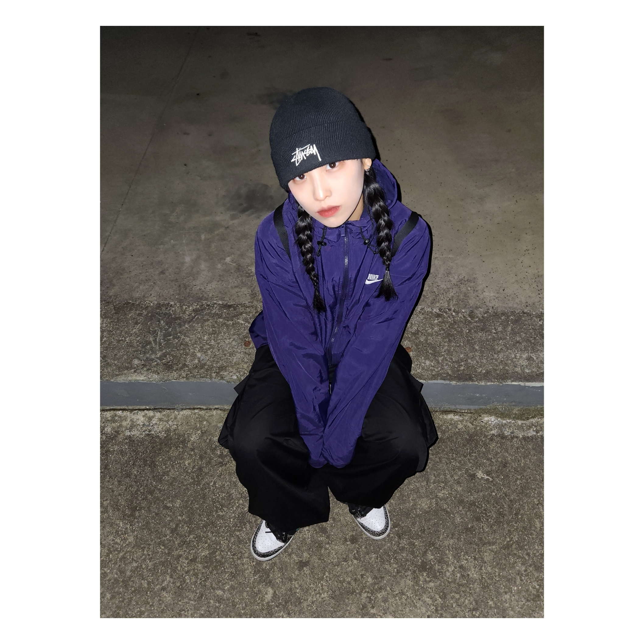 Stussy Stock Cuff Beanie Black, Nike SB Dunk Low Pro Clear Jade 착용 스타일