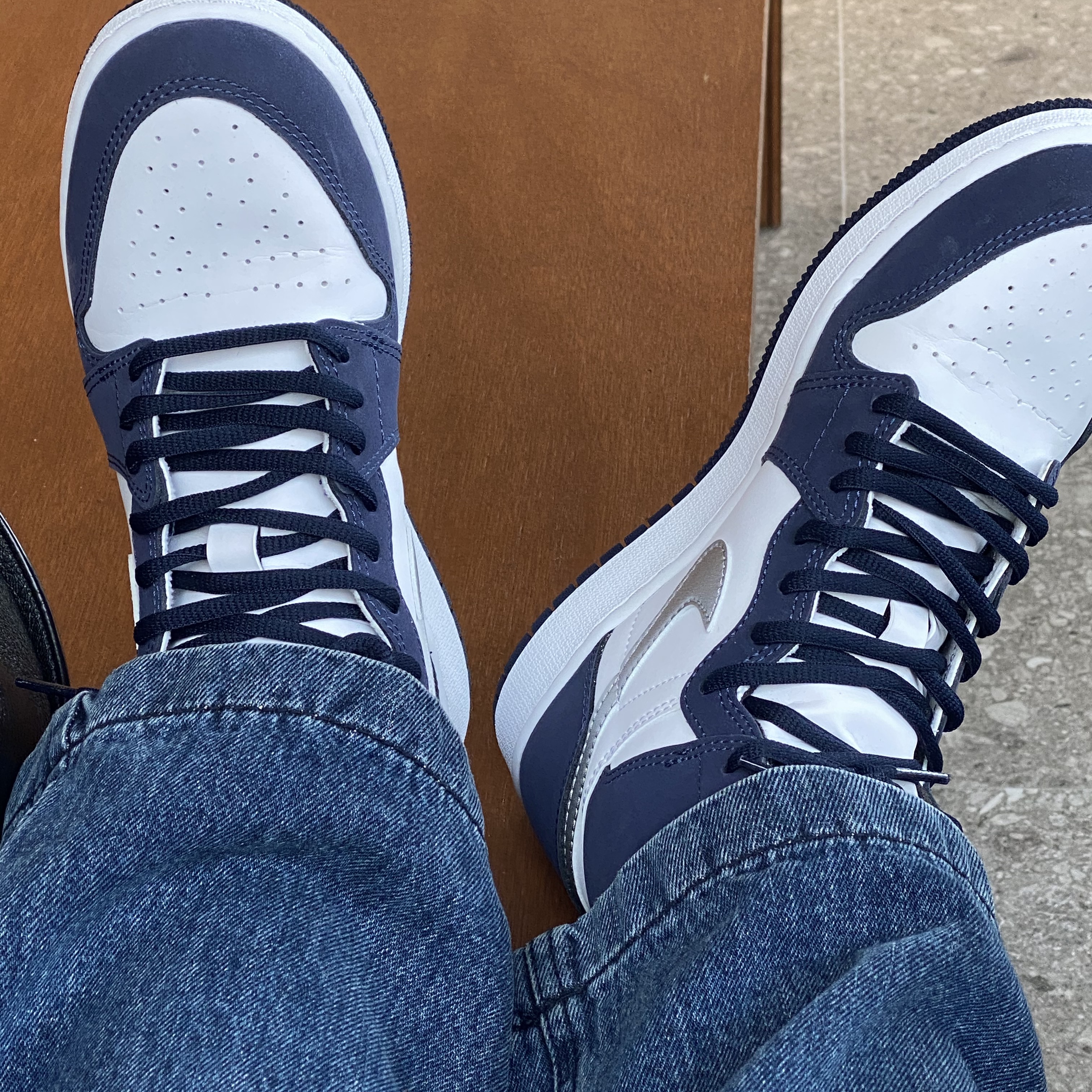 (GS) Jordan 1 Retro High OG CO.JP Midnight Navy 착용 스타일
