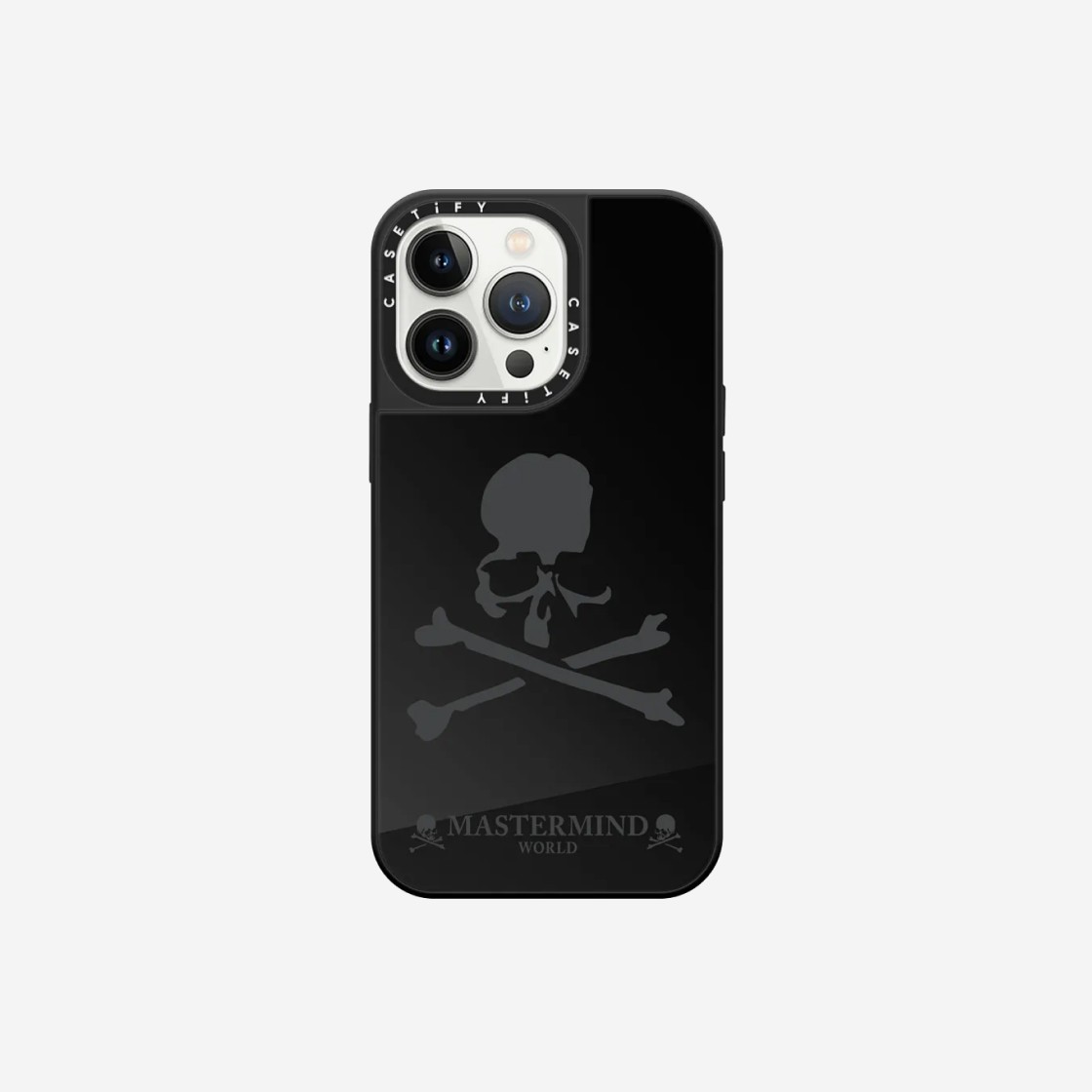 Casetify x Mastermind World iPhone Gray Skull Magsafe Mirror Case Black Mirror Black Bumper 상세 이미지 1