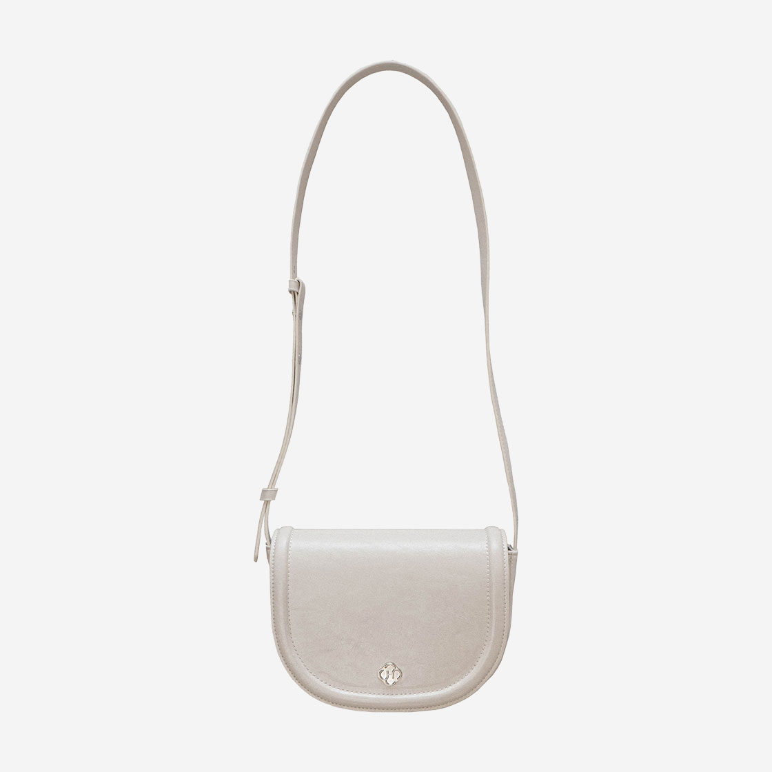 히어리 우먼 달리아 하프 문 백 아이보리(Heeari Women Dahlia Half Moon Bag Ivory)