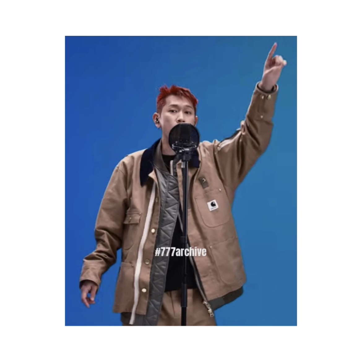 Sacai x Carhartt WIP Canvas MA-1 Jacket Michigan Beige, Sacai x Carhartt WIP Canvas Pants Beige 착용 스타일 - 1