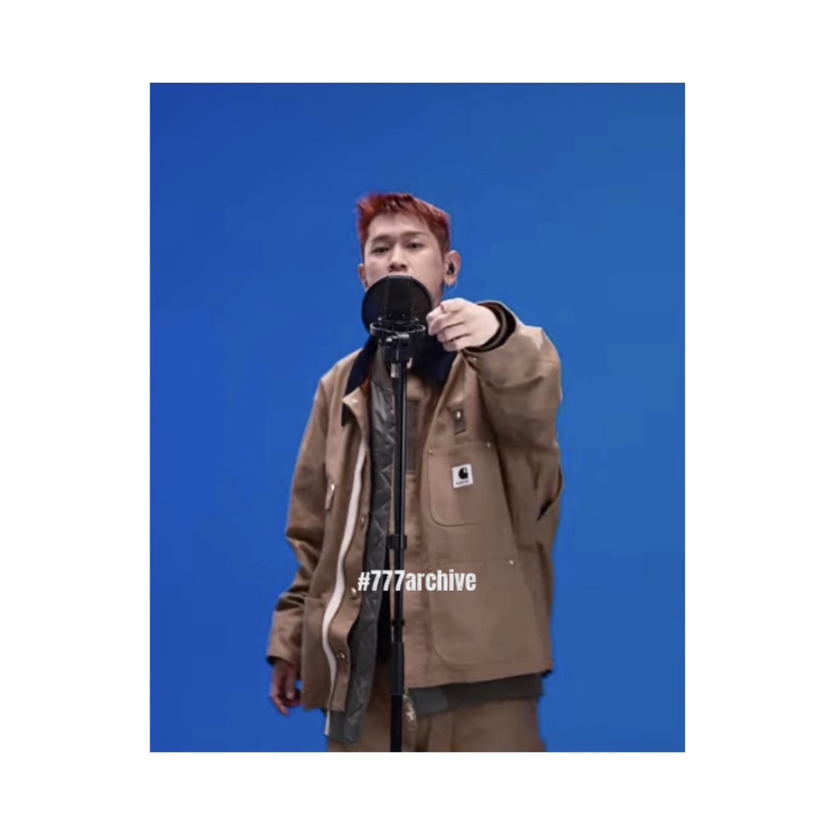 Sacai x Carhartt WIP Canvas MA-1 Jacket Michigan Beige, Sacai x Carhartt WIP Canvas Pants Beige 착용 스타일 - 2