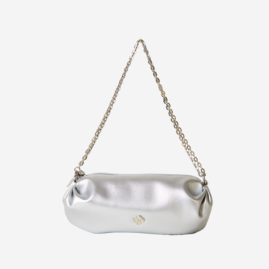 히어리 우먼 오로라 체인 미니백 실버(Heeari Women Aurora Chain Mini Bag Silver)