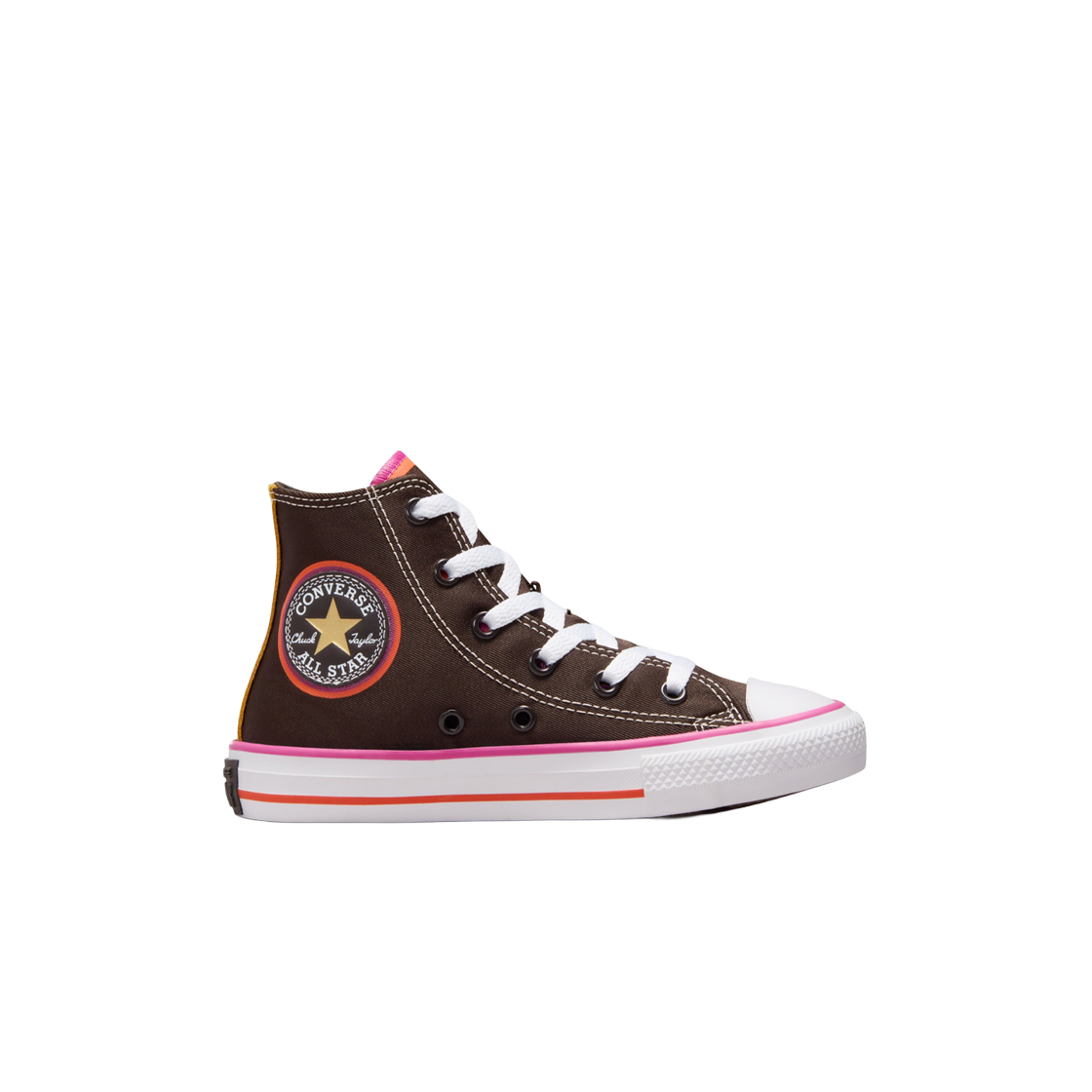 A08155C (Kids) Converse x Wonka Chuck Taylor All Star Hi Velvet Brown