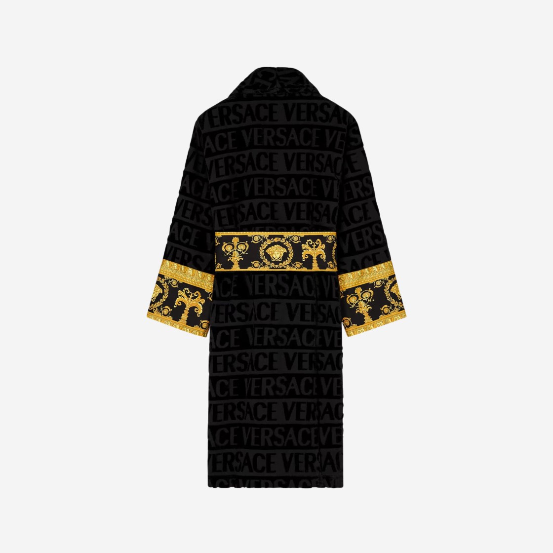 Versace I Love Baroque Bathrobe Black 상세 이미지 2