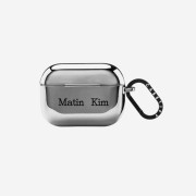 Casetify x Matin Kim iPhone Basic Logo AirPods AirPods Pro 1st/2nd Gen Case Silver