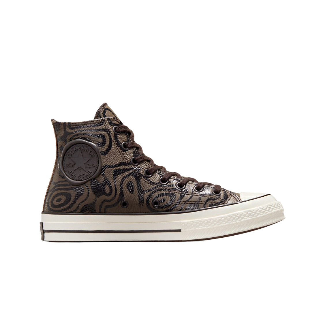 A08151C Converse x Wonka Chuck 70 High Chocolate Swirl