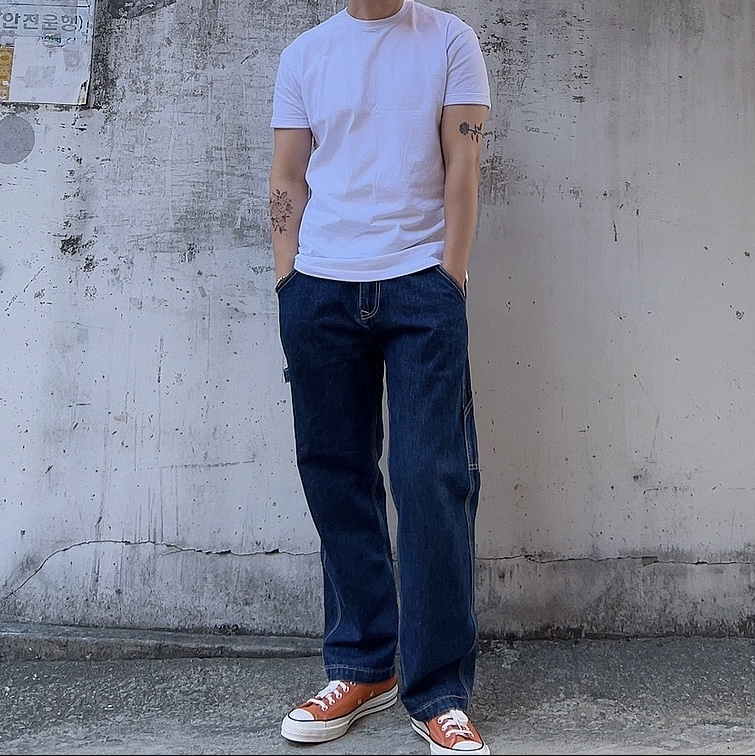 Converse Chuck 70 Ox Campfire Orange 착용 스타일