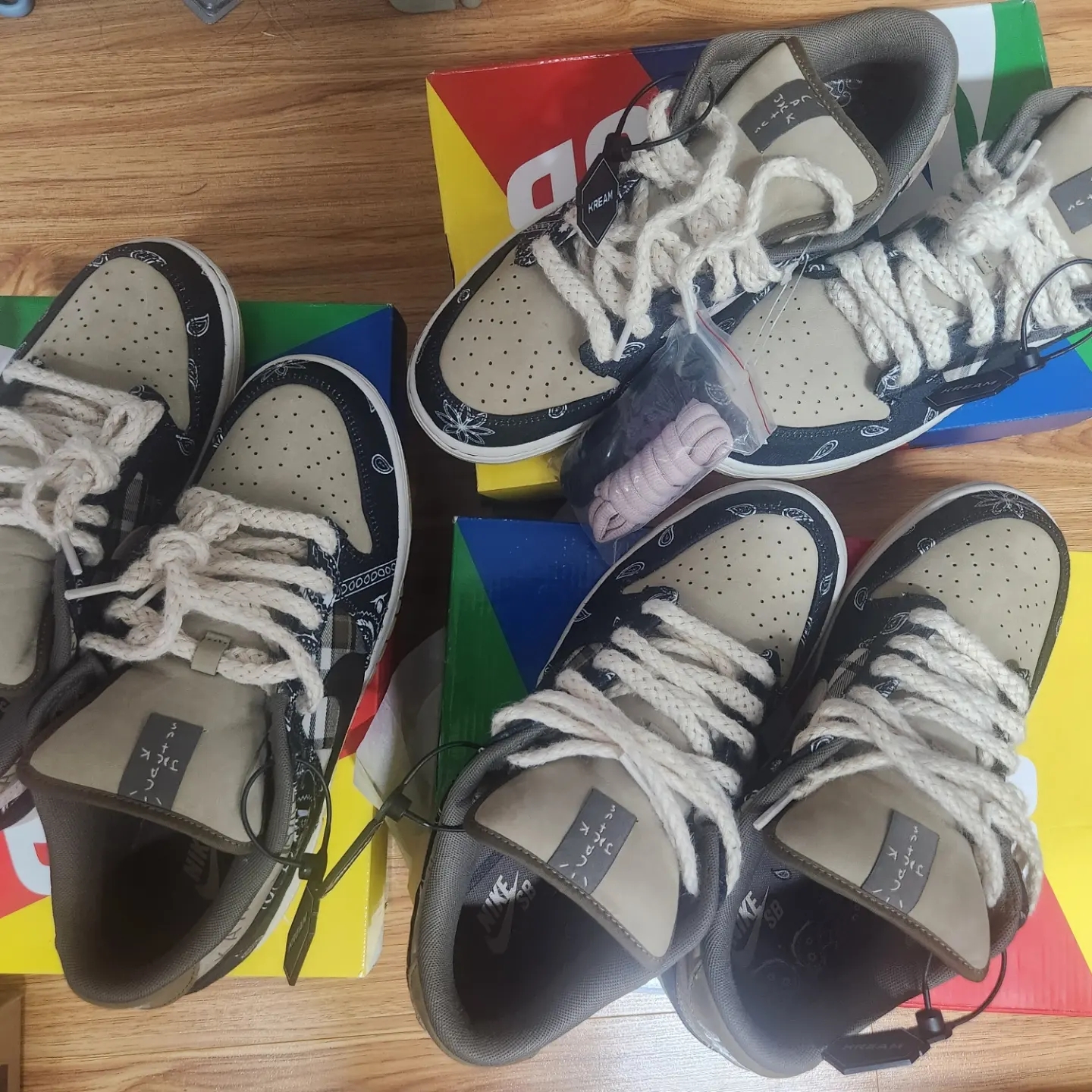 Nike x Travis Scott SB Dunk Low 착용 스타일 - 3