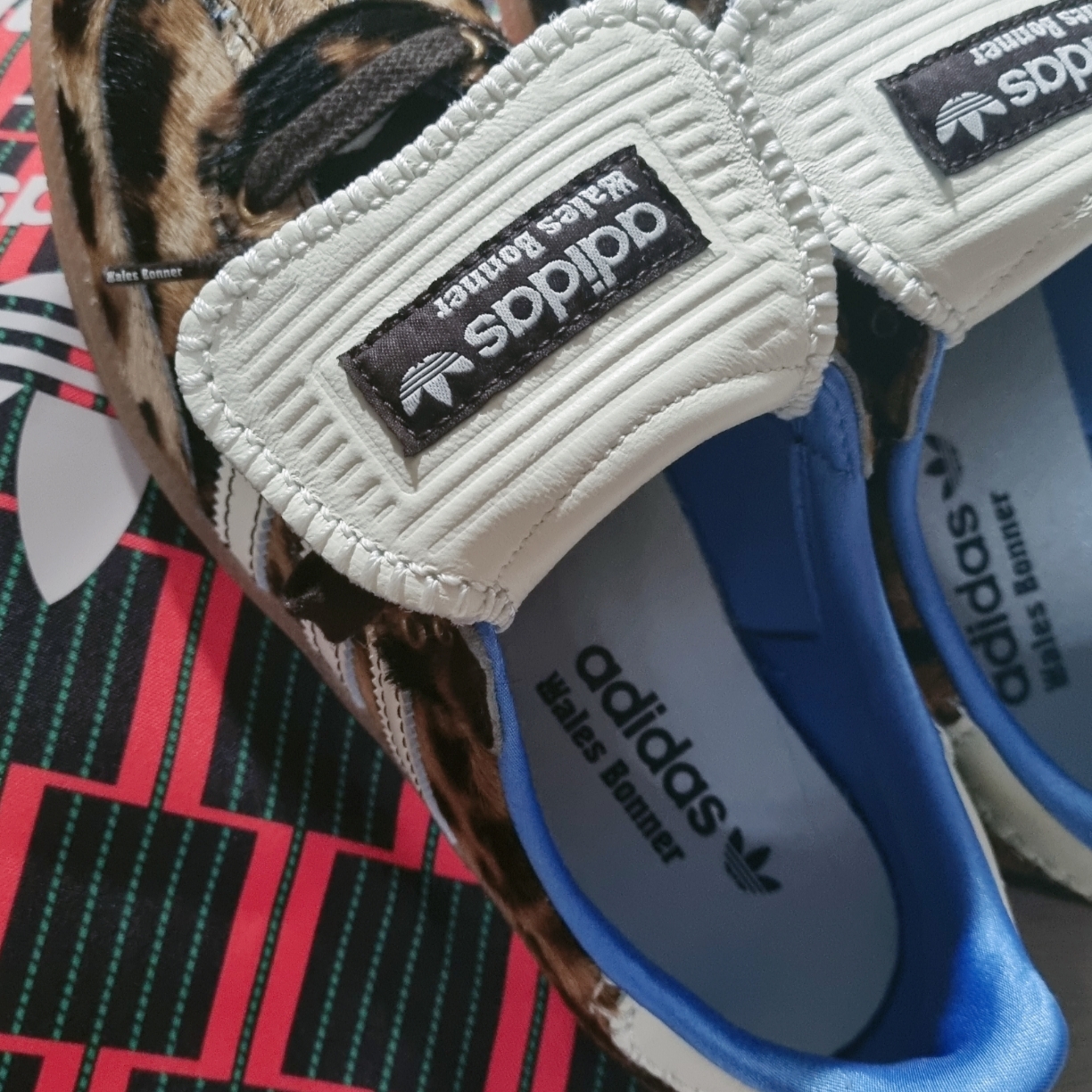 Adidas x Wales Bonner Pony Leo Samba Dark Brown Cream White 착용 스타일 - 2