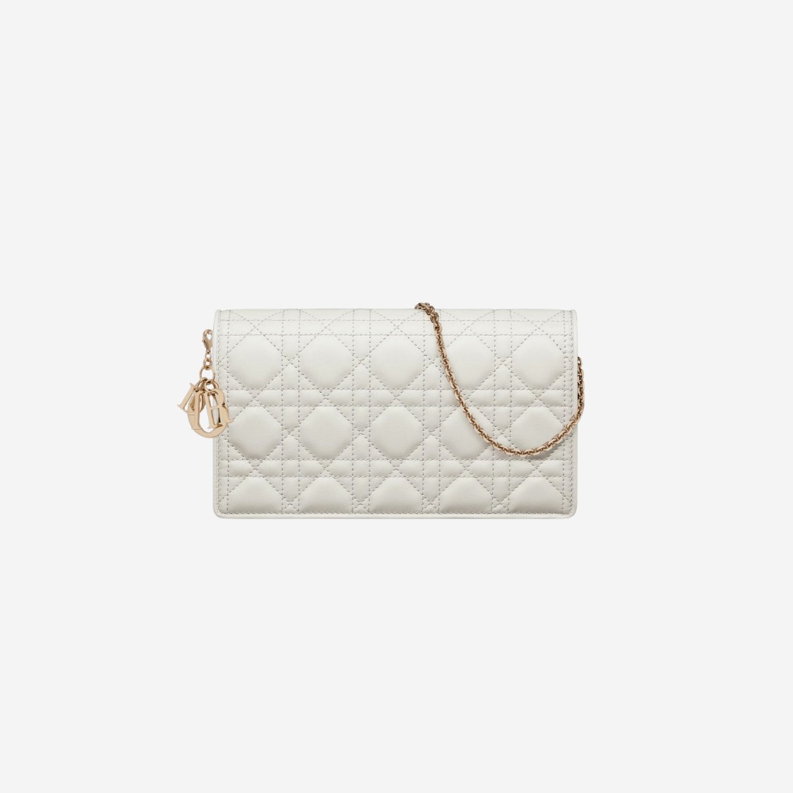 Dior Lady Pouch Cloud Latte Cannage Lambskin 상세 이미지 1