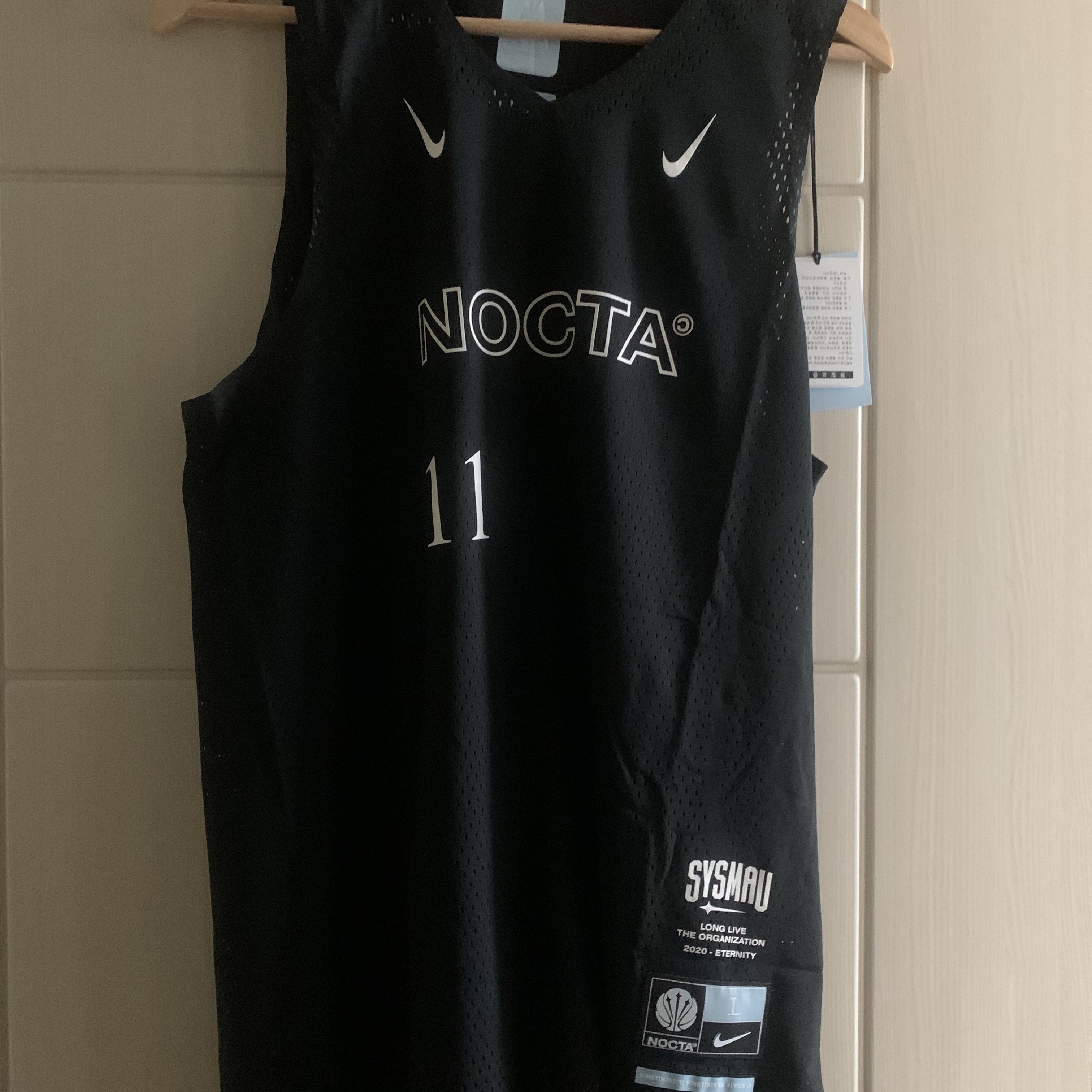 Nike x Drake Nocta Basketball Lightweight Jersey Black (DV3649-010) 착용 스타일
