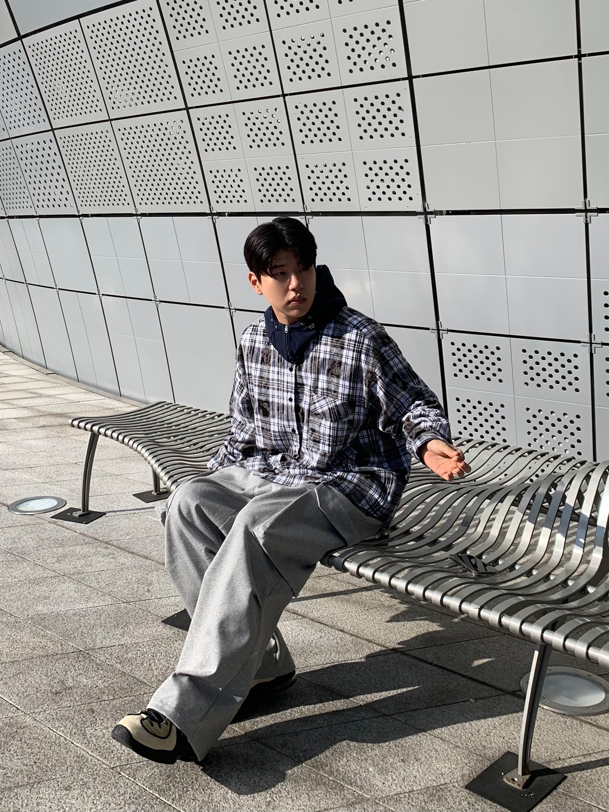 Nike x Stussy Air Penny II Rattan and Limestone 착용 스타일 - 4