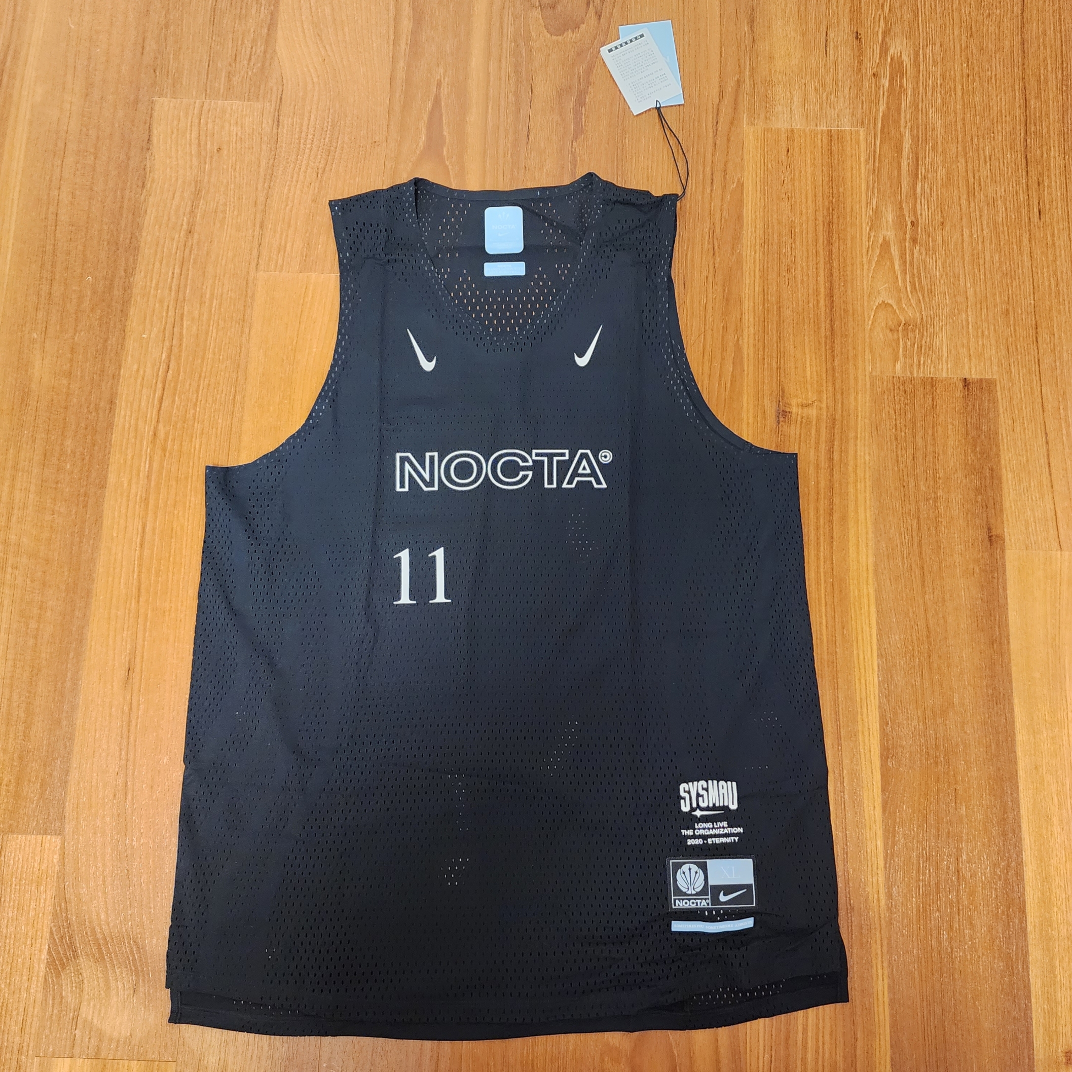 Nike x Drake Nocta Basketball Lightweight Jersey Black (DV3649-010) 착용 스타일 - 1