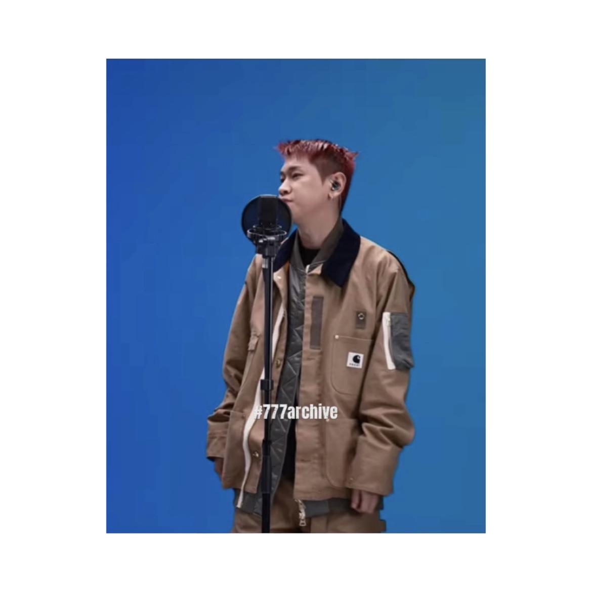 Sacai x Carhartt WIP Canvas MA-1 Jacket Michigan Beige, Sacai x Carhartt WIP Canvas Pants Beige 착용 스타일 - 3