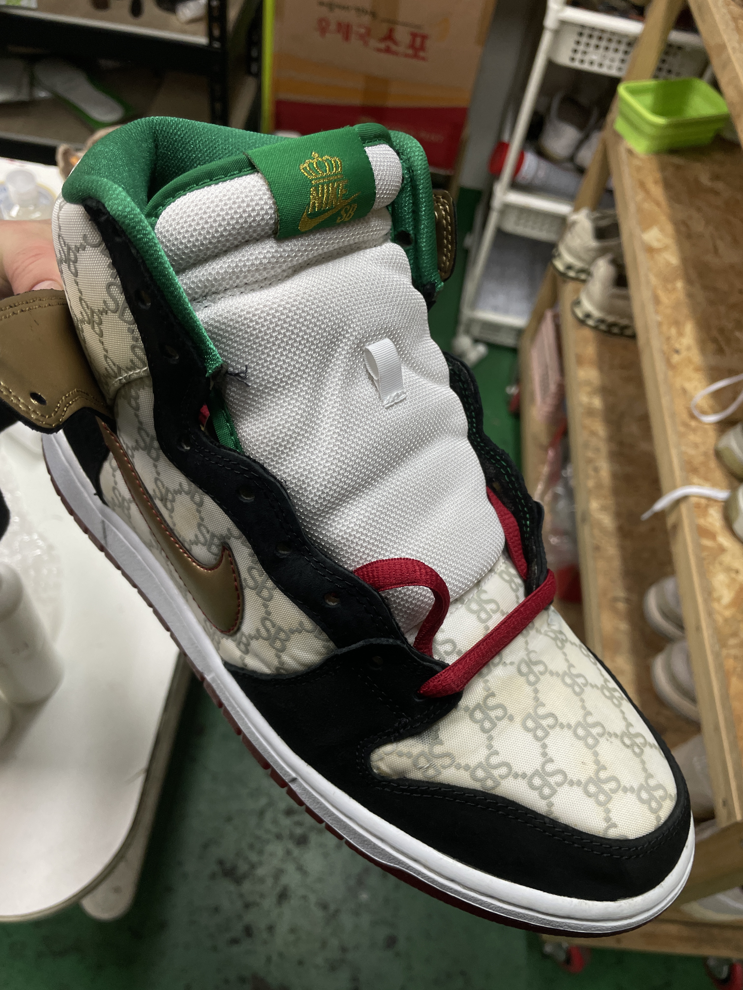 Nike x Black Sheep Dunk High SB Paid in Full 착용 스타일