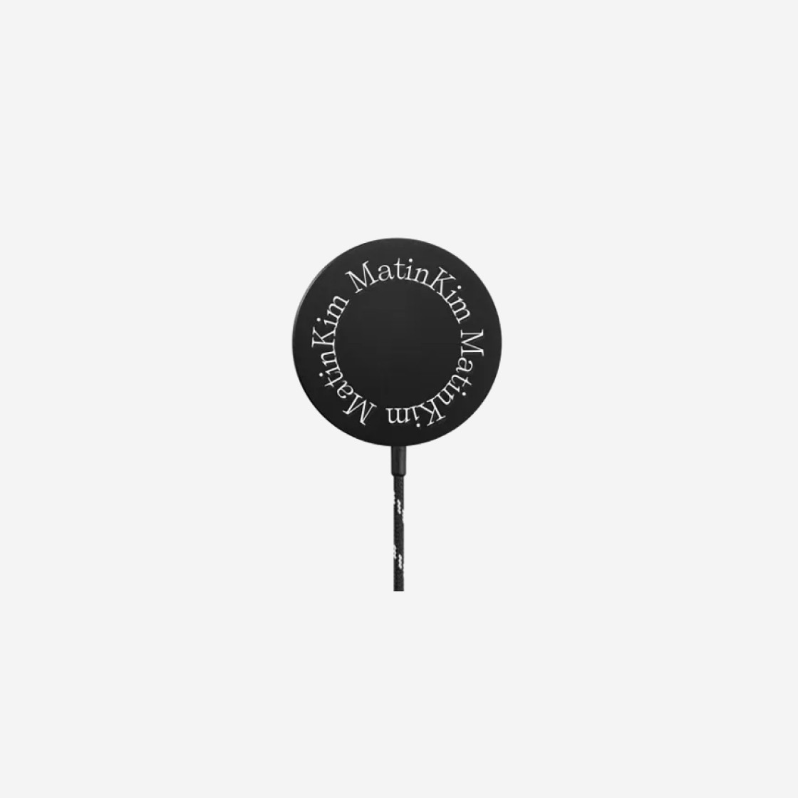 Casetify x Matin Kim Round Logo Magnetic Wireless Charger Black 상세 이미지 1