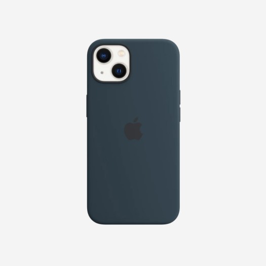 애플 맥세이프형 아이폰 13 실리콘 케이스 어비스 블루