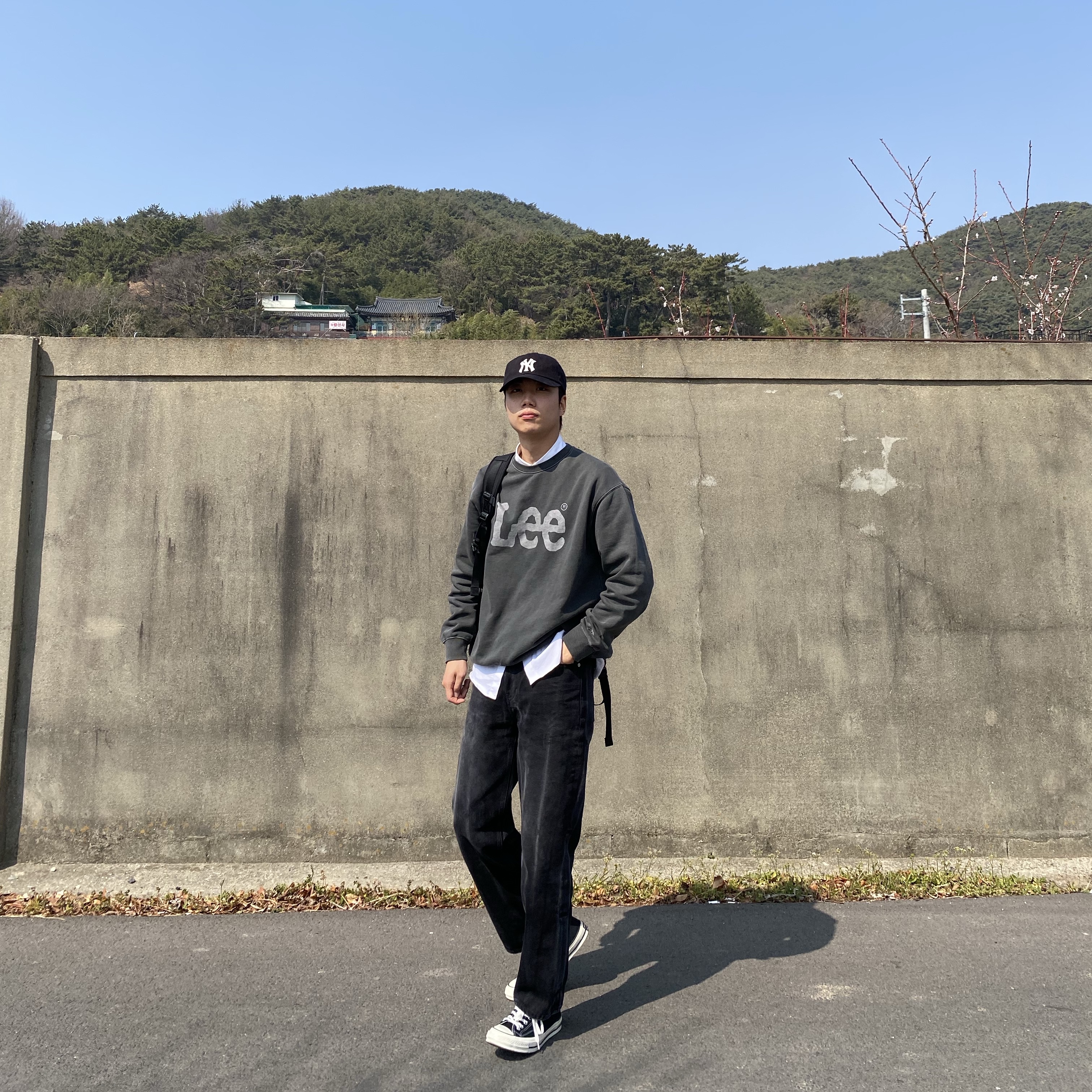 Converse Chuck 70 Ox Black - Standard 착용 스타일