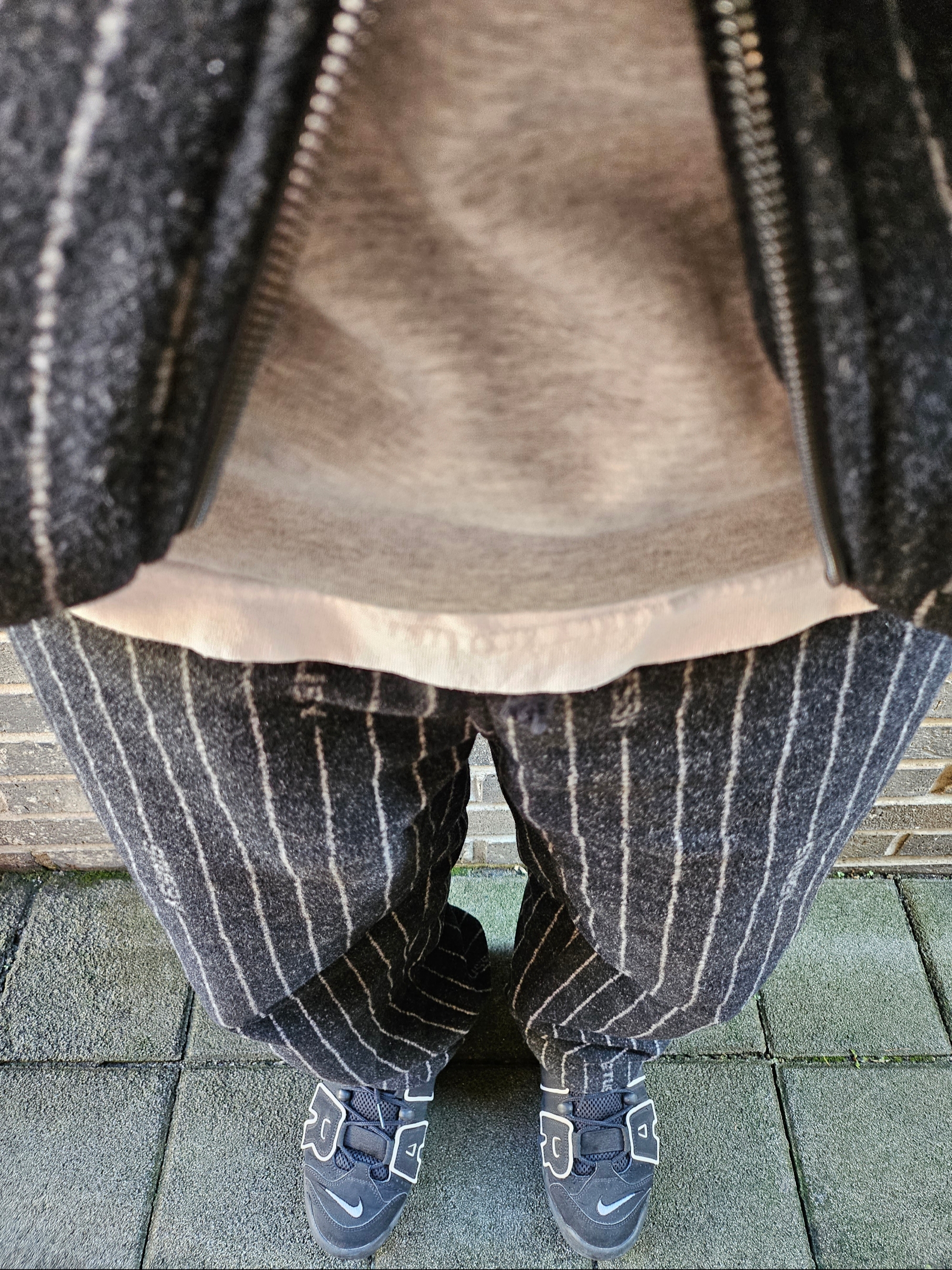 Nike x Stussy NRG Striped Wool Jacket Black (DR4023-010), Nike x Stussy NRG Striped Wool Pants Black (DR4021-010) 착용 스타일 - 3