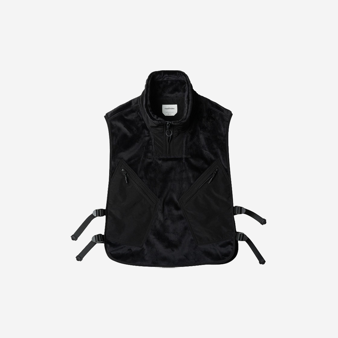 Rootfinder Sara Pullover Vest Medieval Black 상세 이미지 1