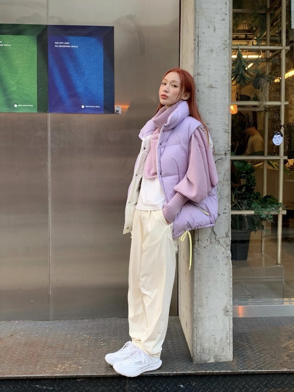 Salomon x Comme des Garcons SR90 White 착용 스타일