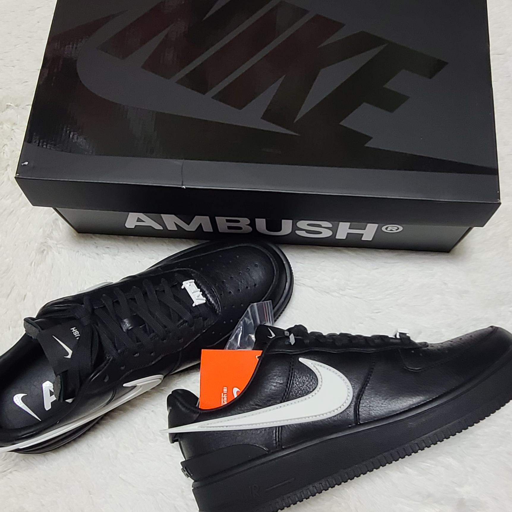 Nike x Ambush Air Force 1 Low SP Black 착용 스타일 - 1